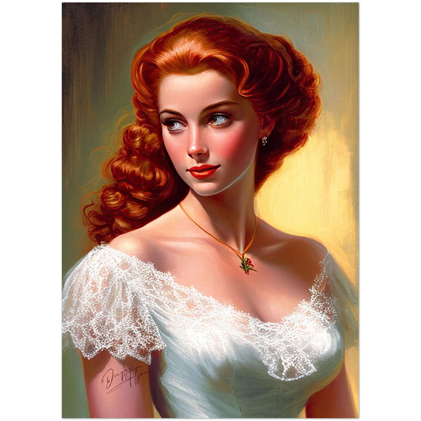 »Romance and Love« retro poster