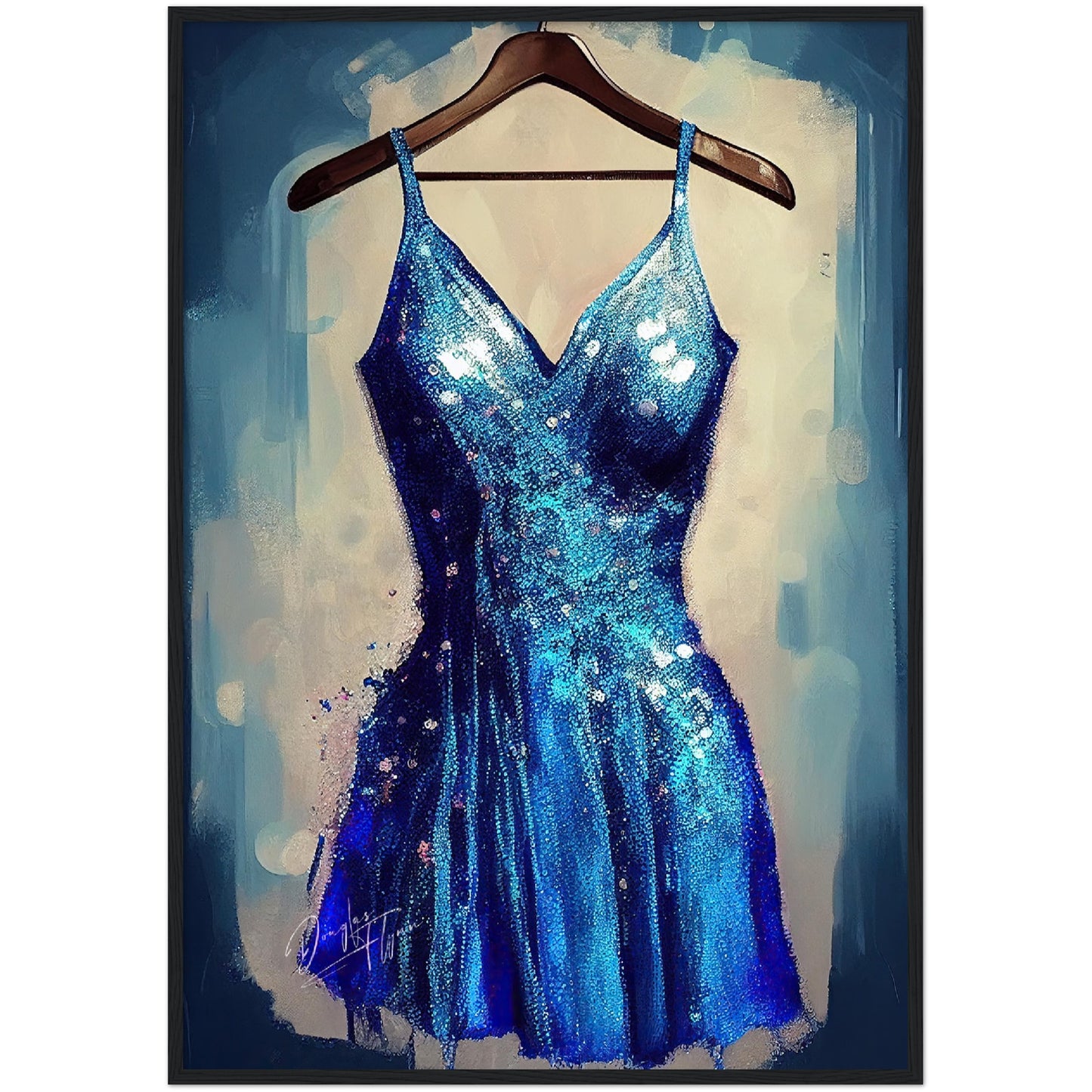 »Oceanic Glimmer Gown«