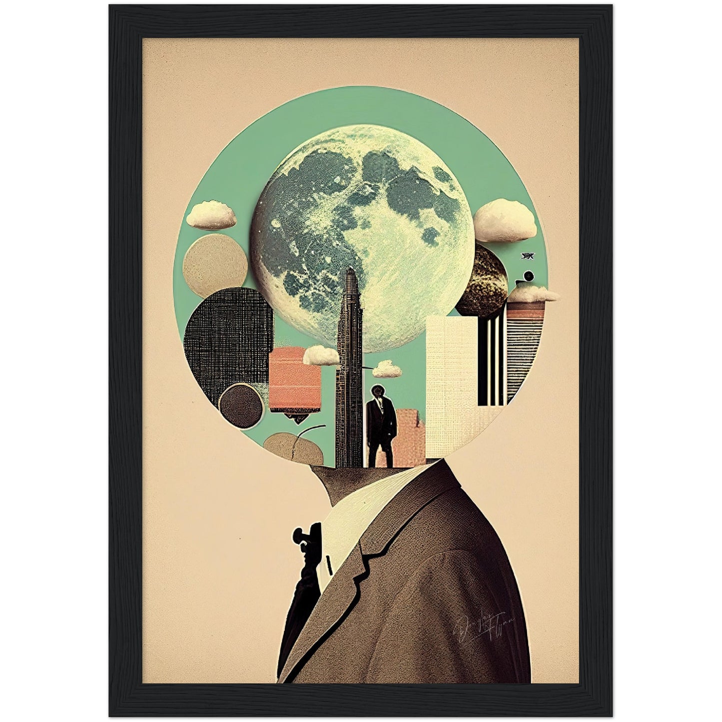 »Esoteric Garden of the Mind« retro poster