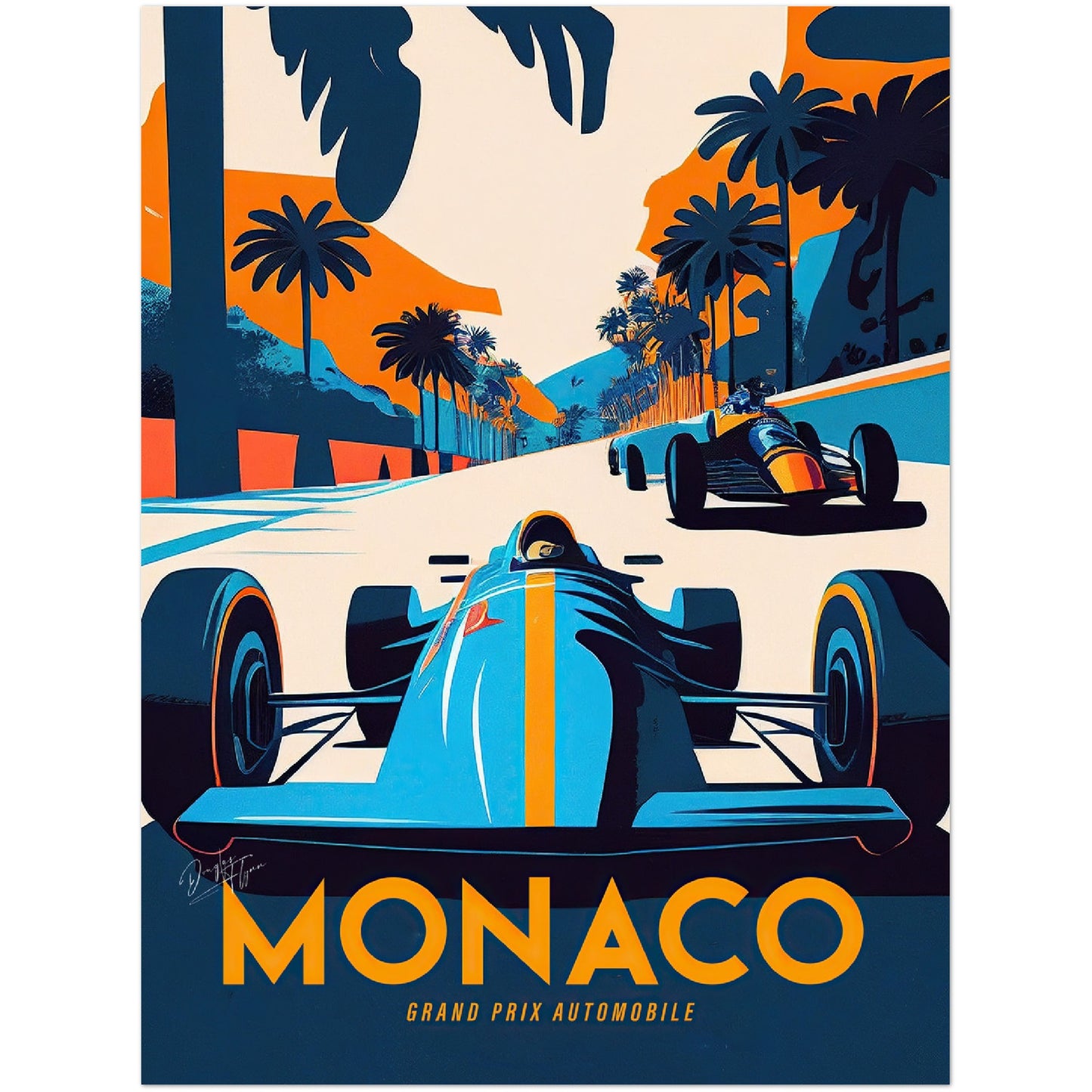 »Nostalgic Nürburgring« retro poster