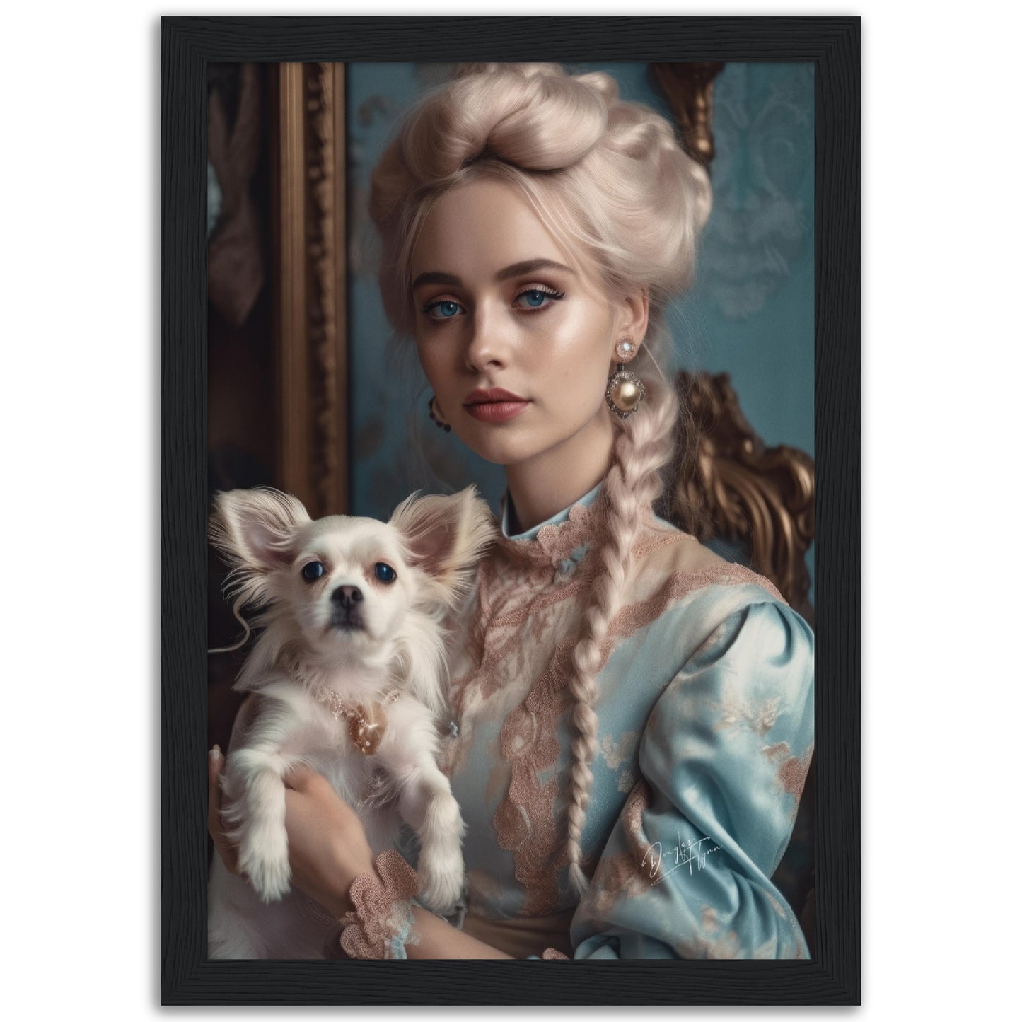 »Elegant Rococo Flair« poster