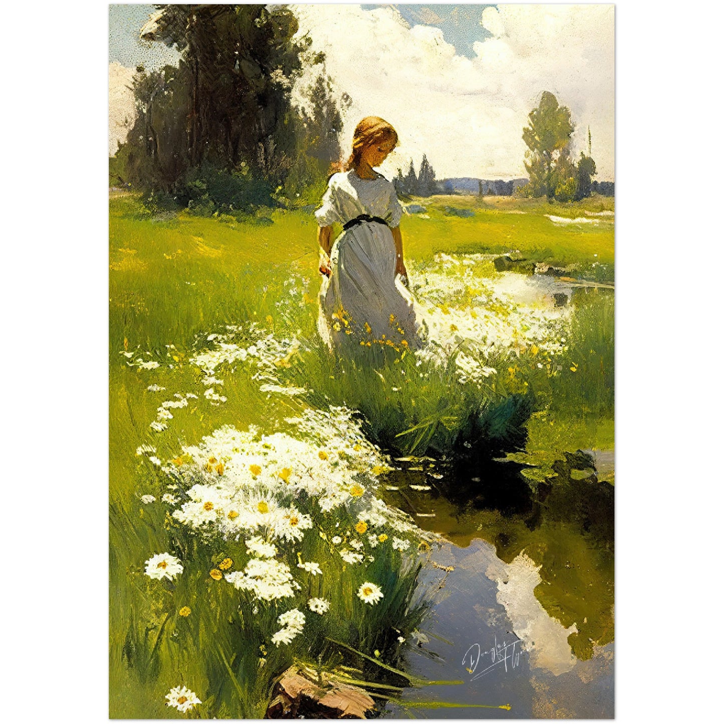 »Isabella, summerday« retro poster