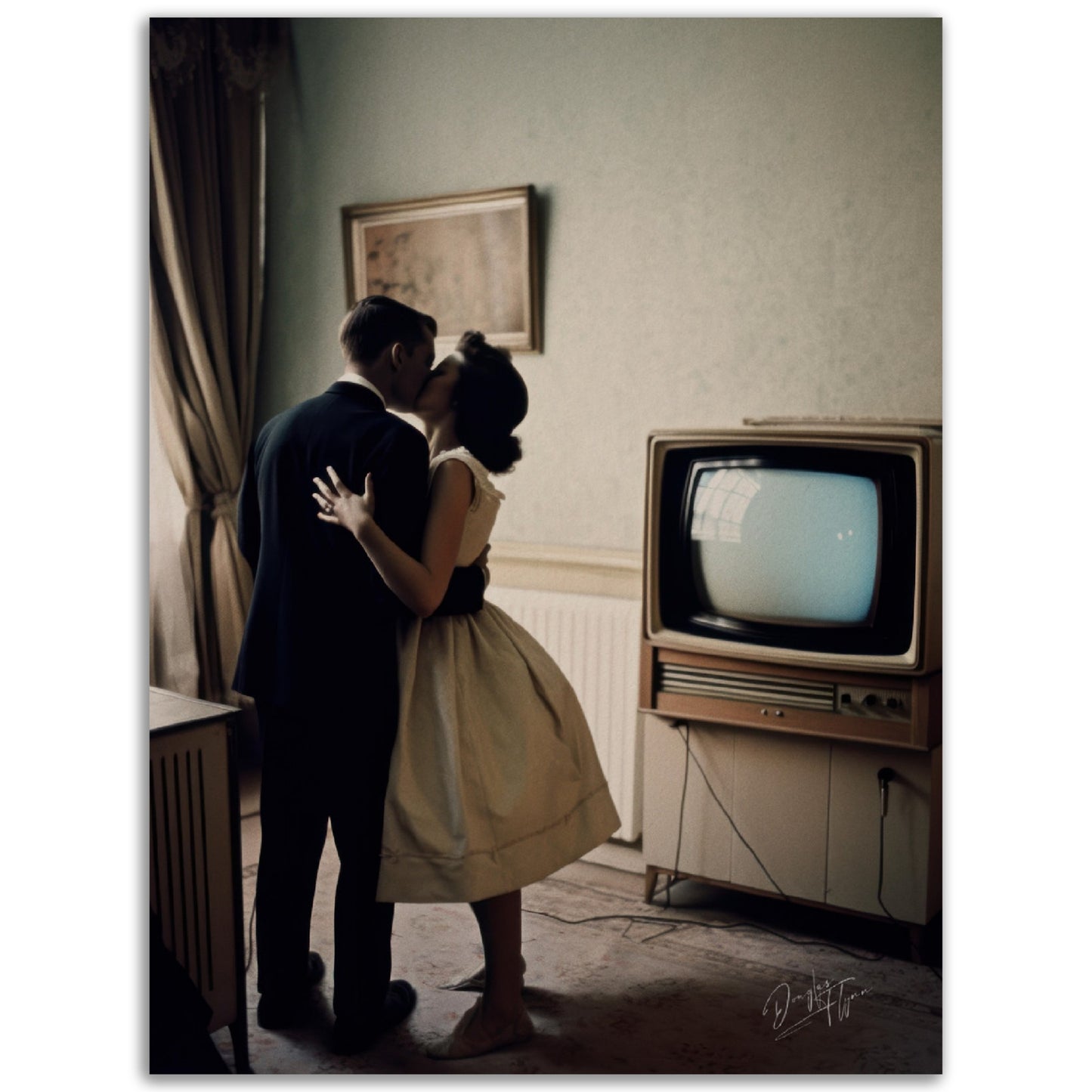 »Kiss and Say I Do« retroposter