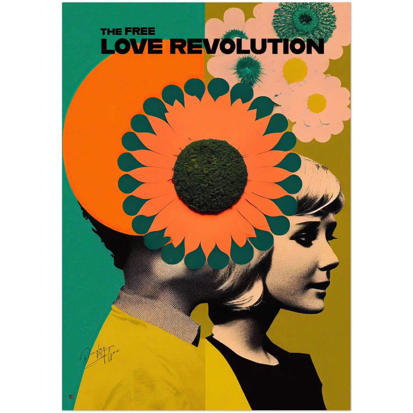 »The Free Love Revolution«retro poster
