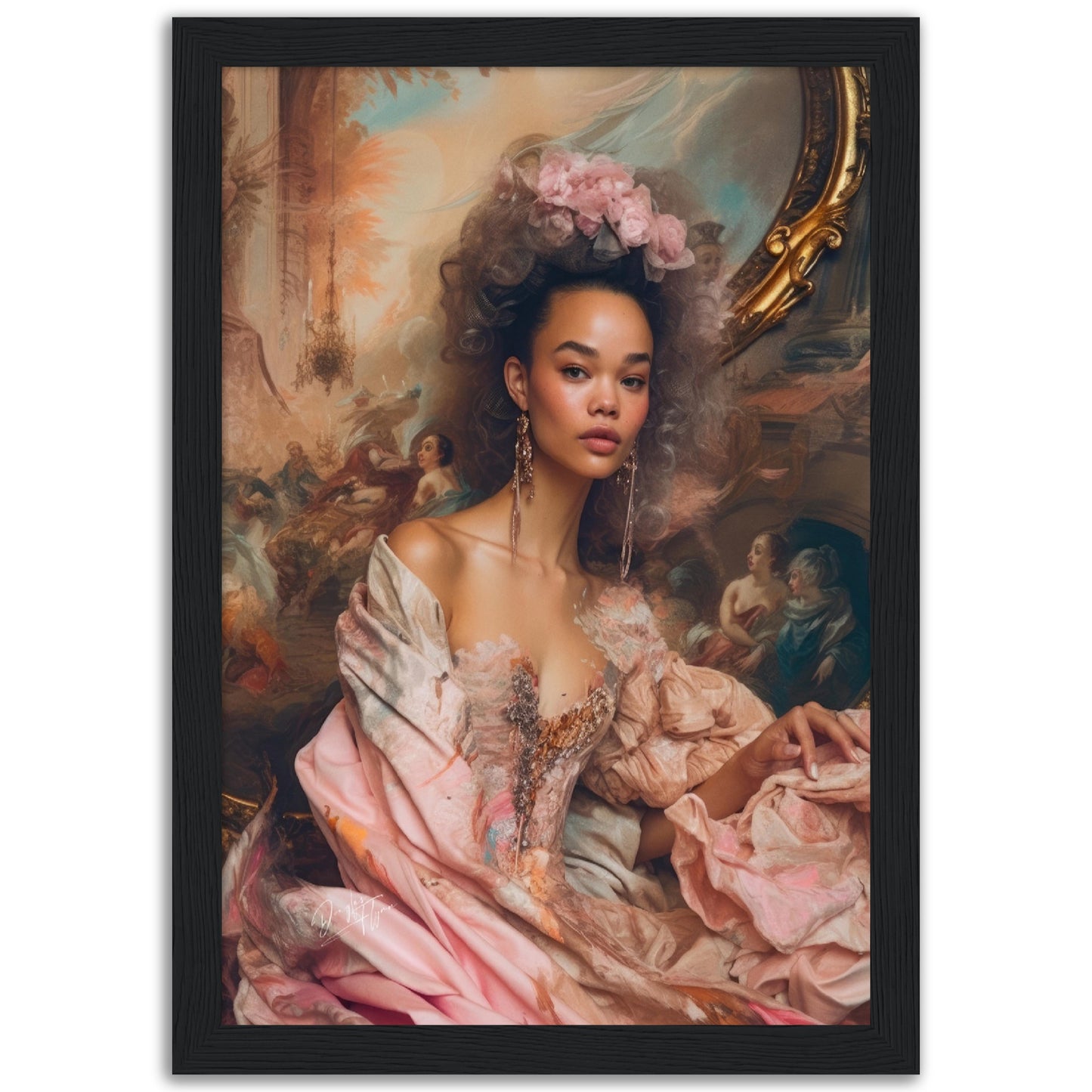 »Playful Rococo Masquerades« poster