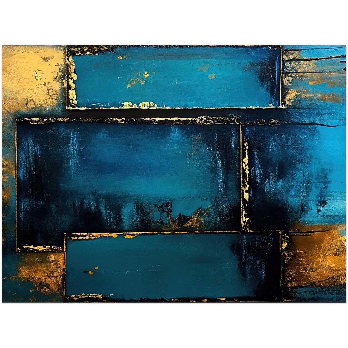 »Chromatic Chaos« retro poster