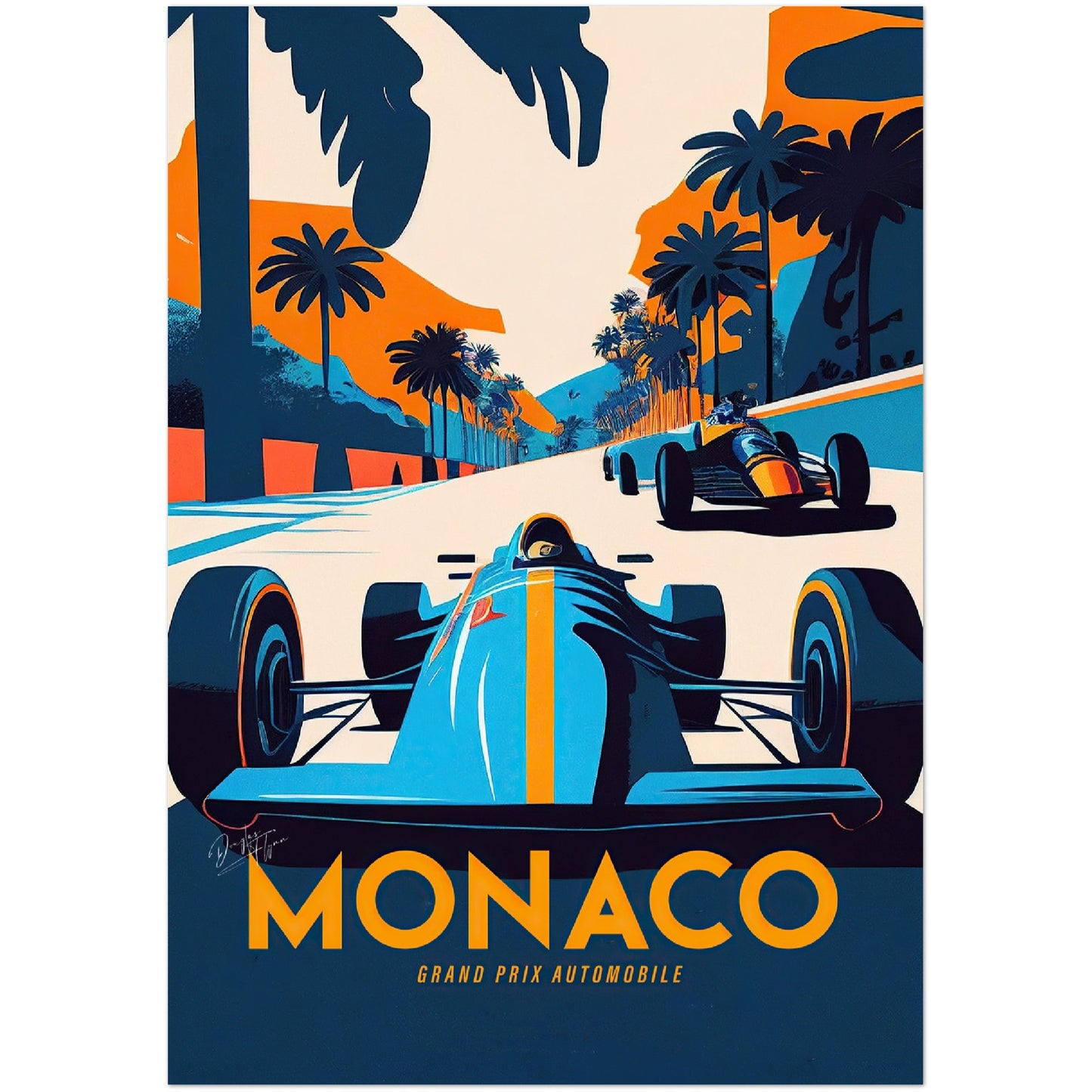 »Nostalgic Nürburgring« retro poster