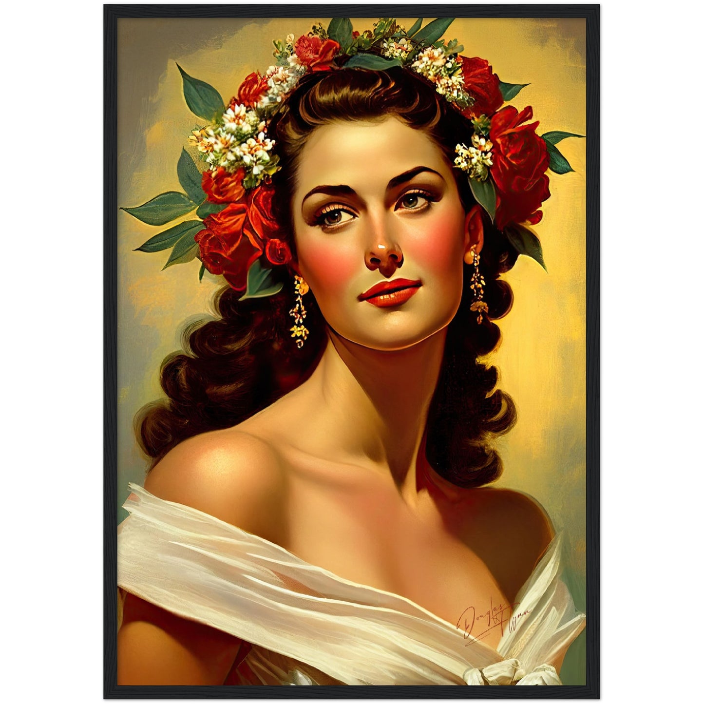 »Blissful Moments« retro poster