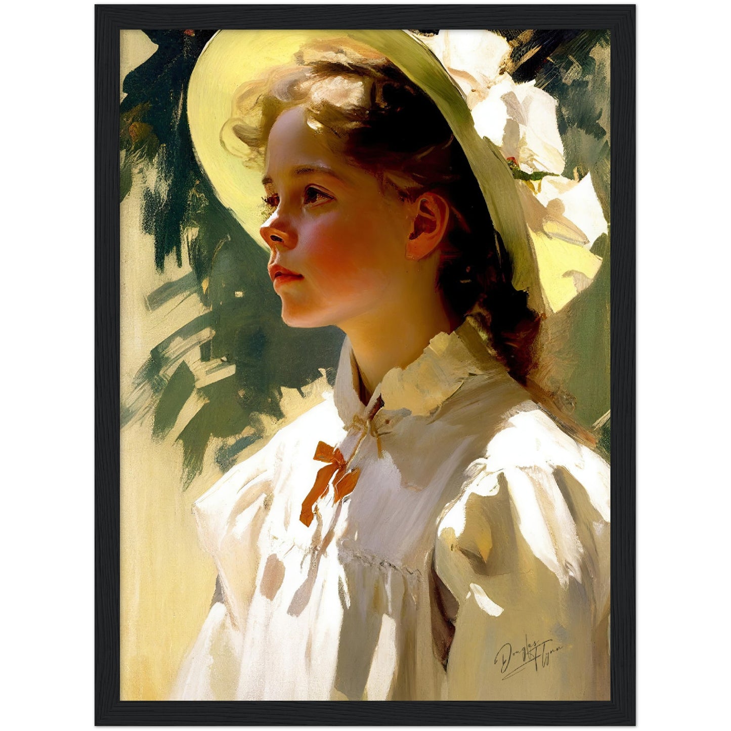 »Lily, a Study« retro poster