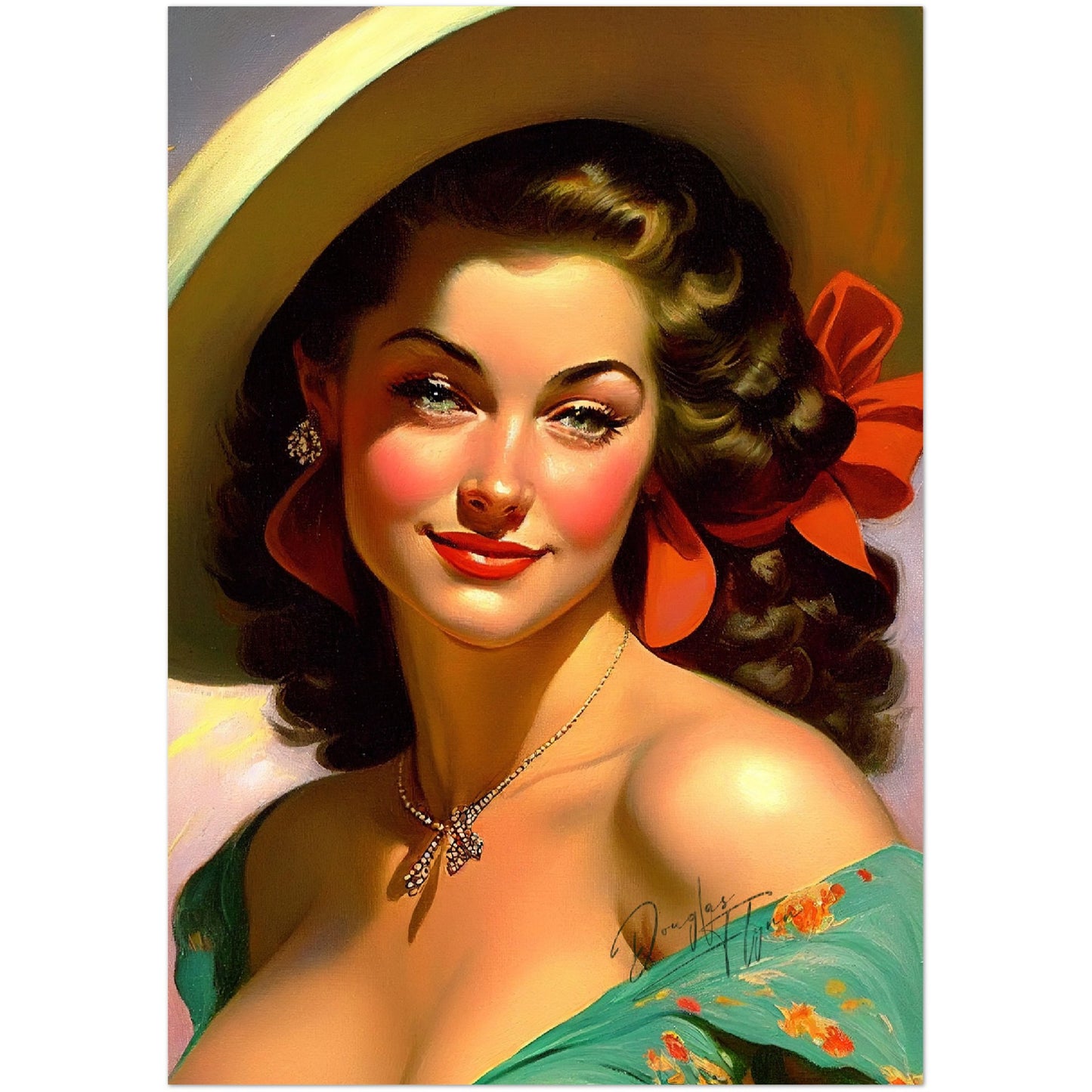 »Sensual Sophia« retro poster
