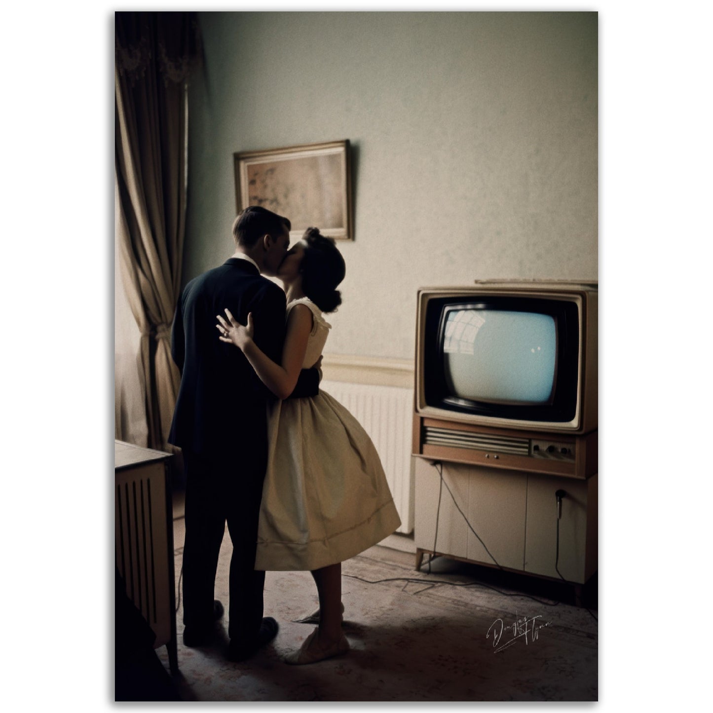 »Kiss and Say I Do« retroposter