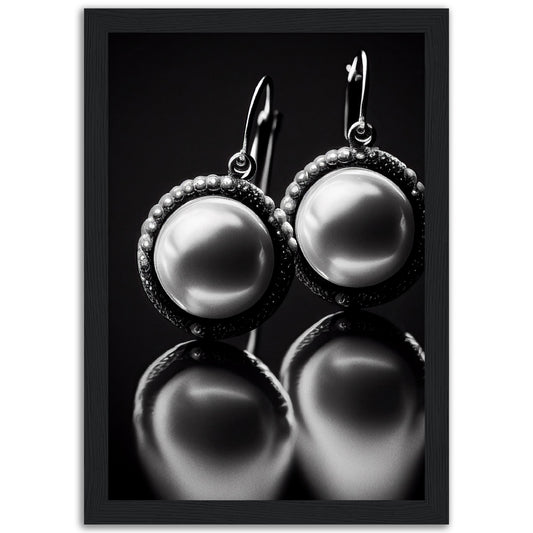 »Texture and Pearls« poster