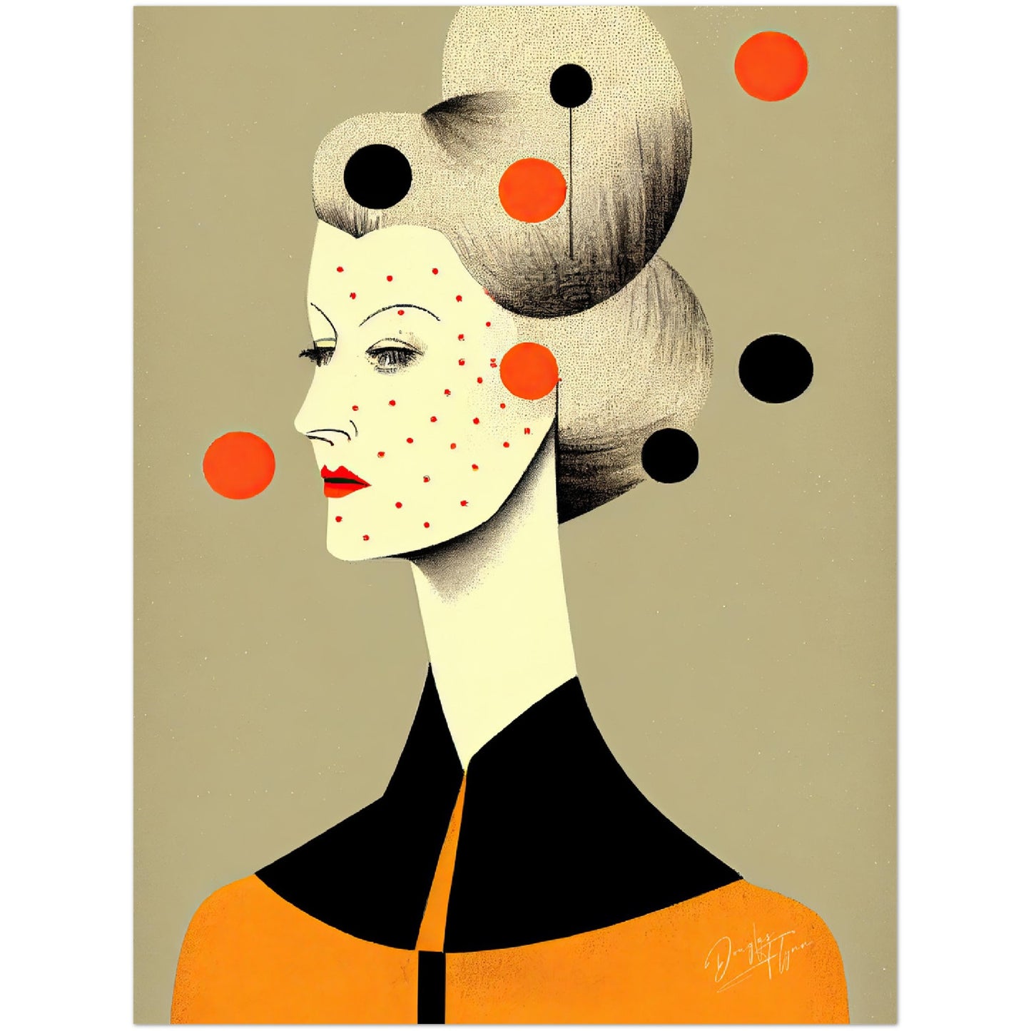 »Face of Sisterly Love« retro poster