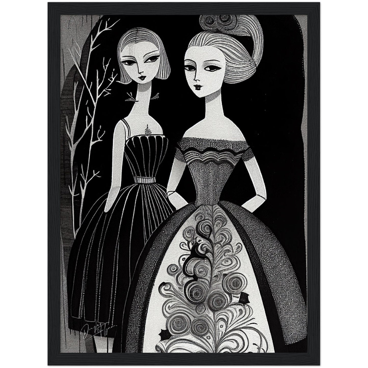 »Angelica And Me« retro poster