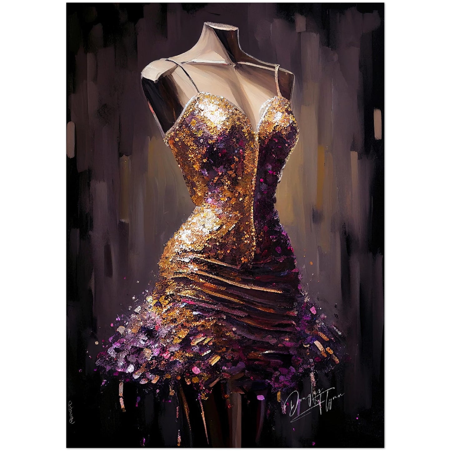 »Lavender Luminance Dress«