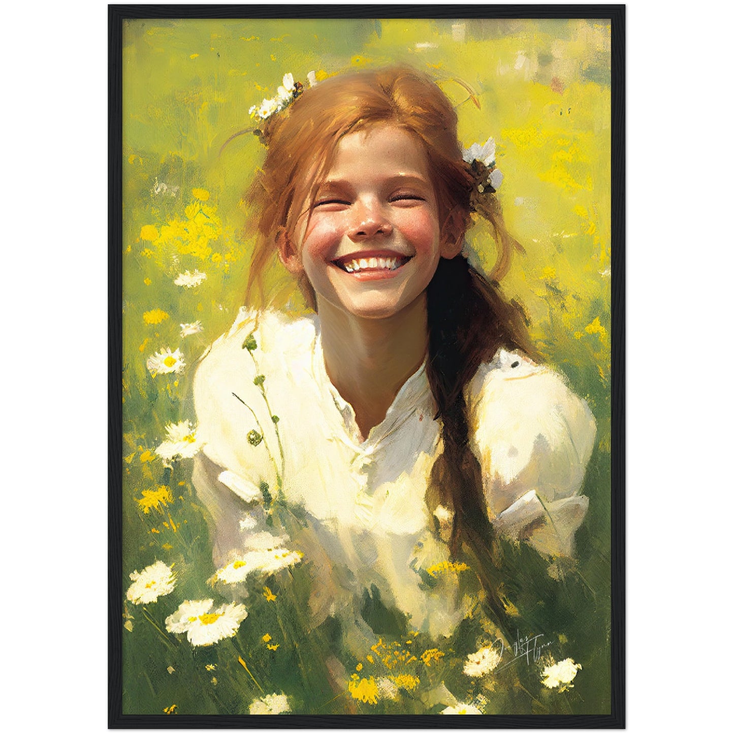»Isabella, Birthday-girl« retro poster