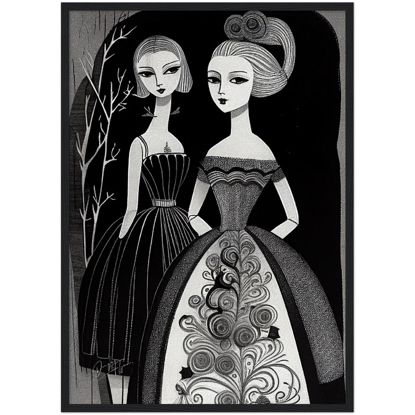 »Angelica And Me« retro poster