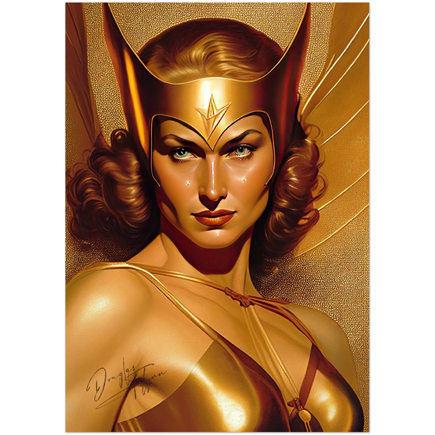 »The Solar Siren« retro poster