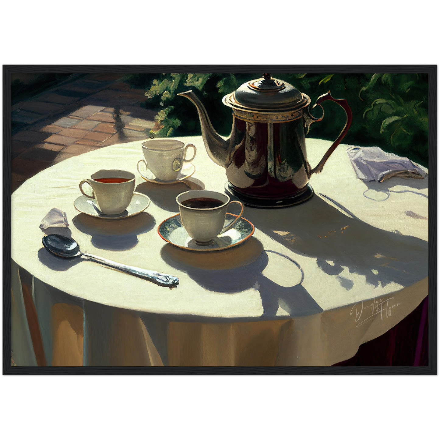 »Table for lovers« retro poster