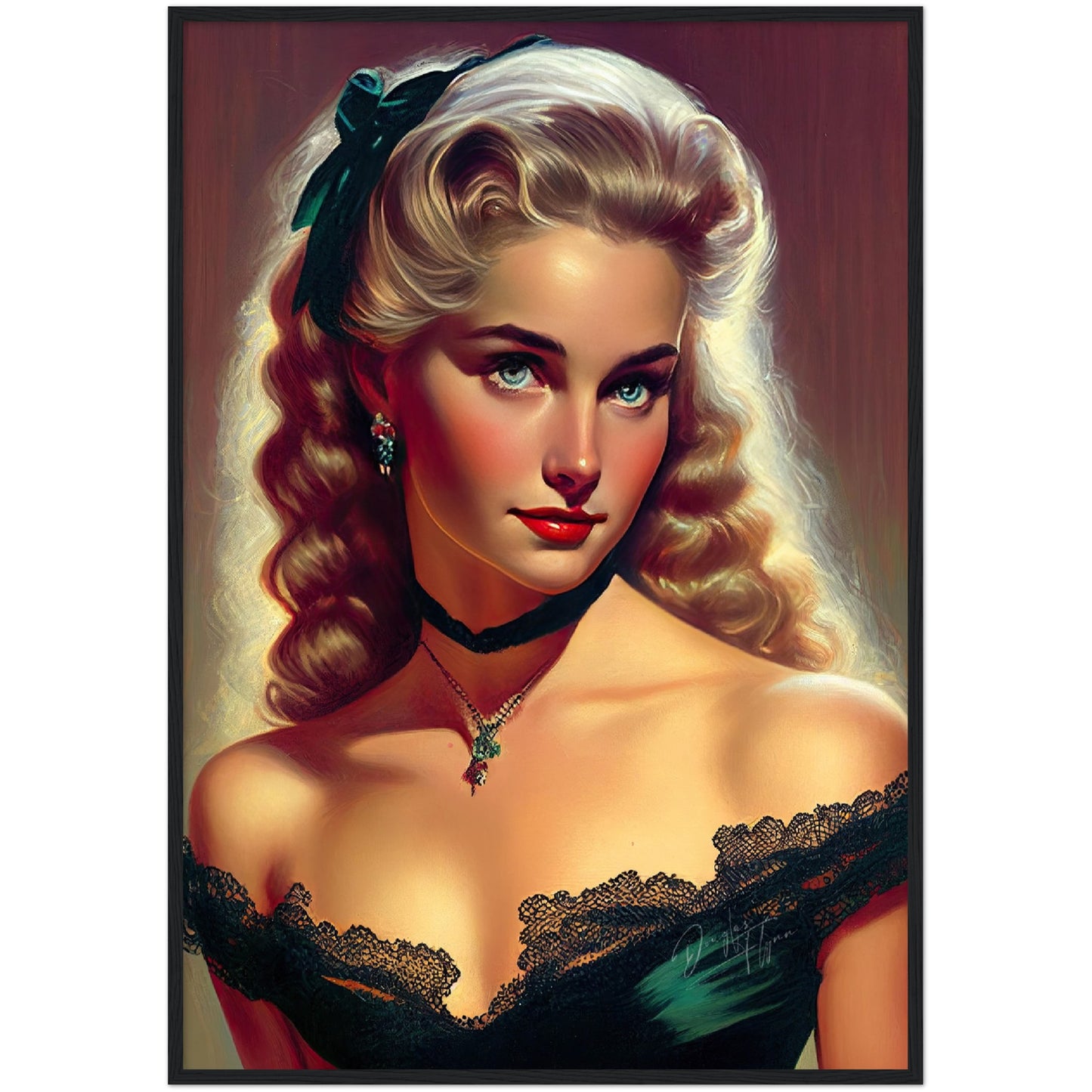 »Ruby Revelry« retro poster