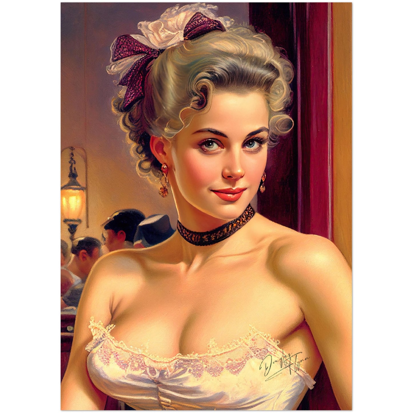 »Ruby Rendezvous« retro poster