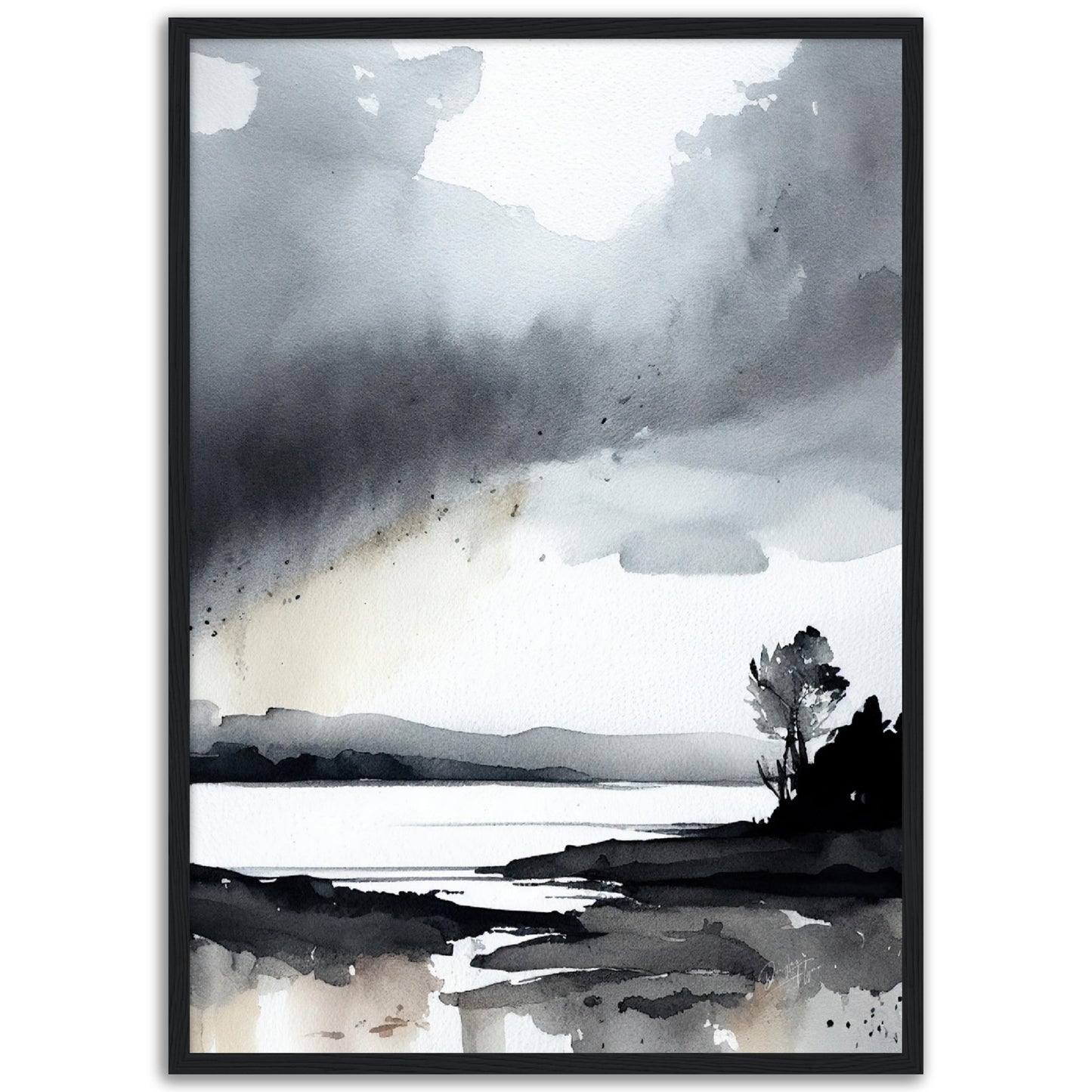 »Horizon Mood« retro poster