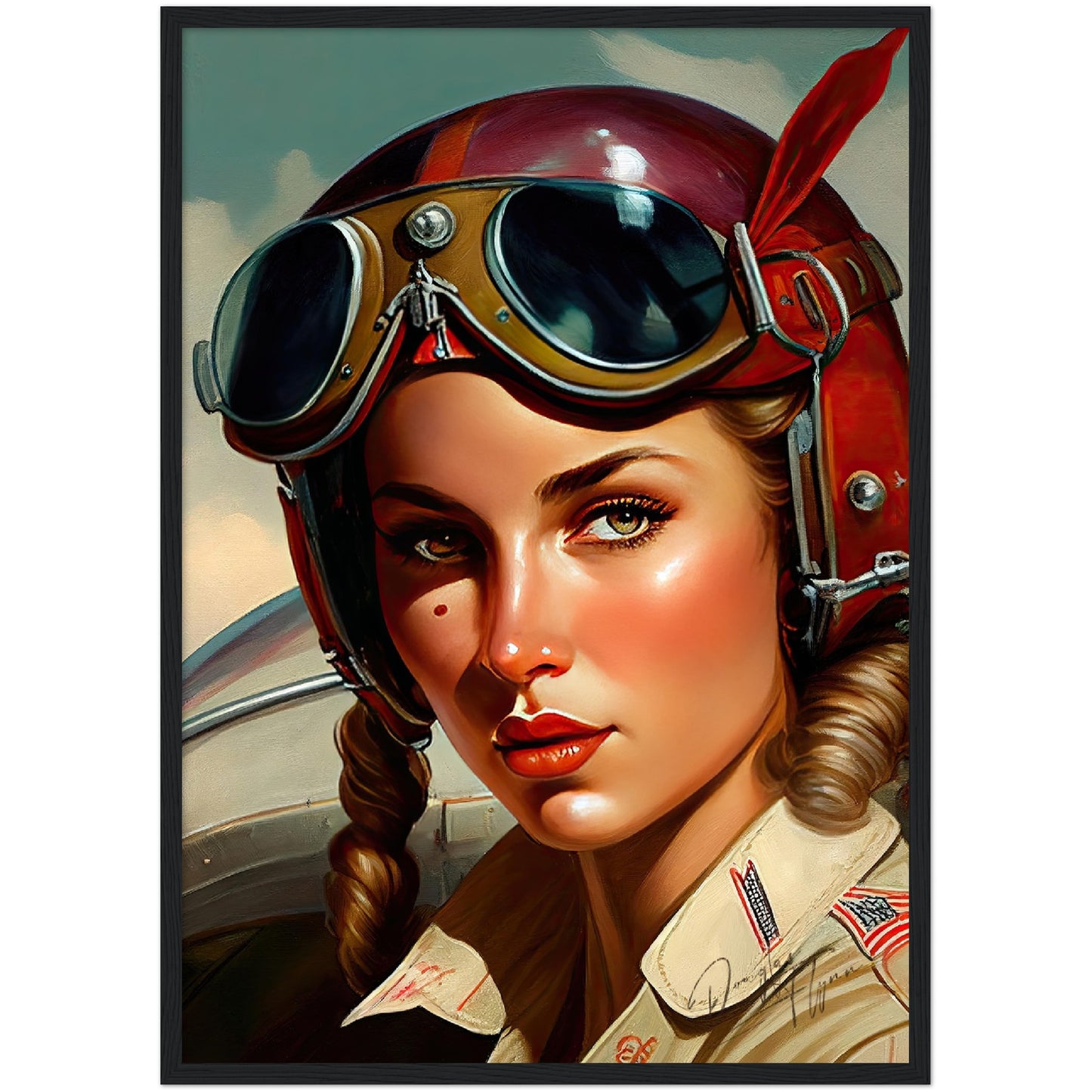 »My guns are hot« retro poster