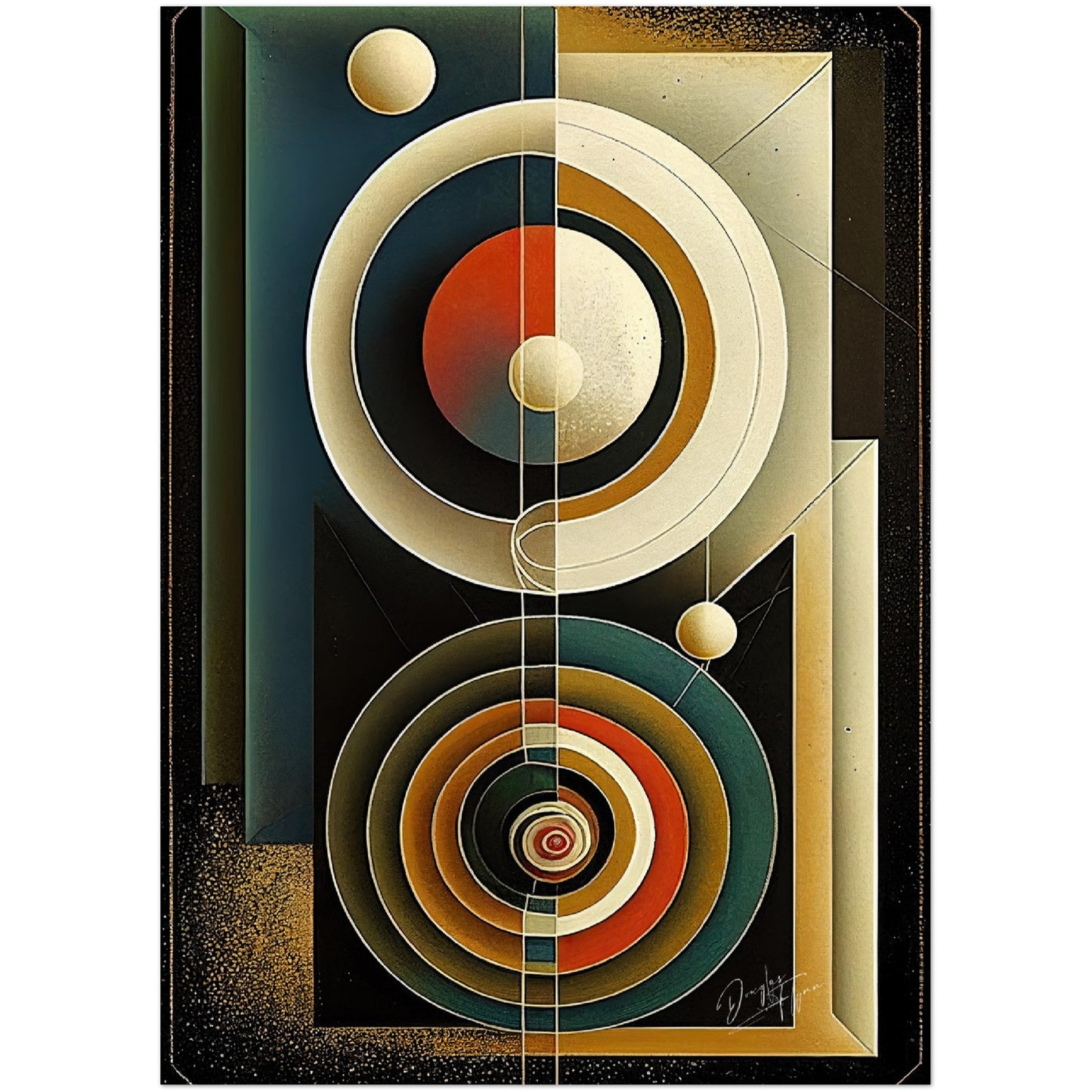 »Chromatic Chaos Theory« retro poster
