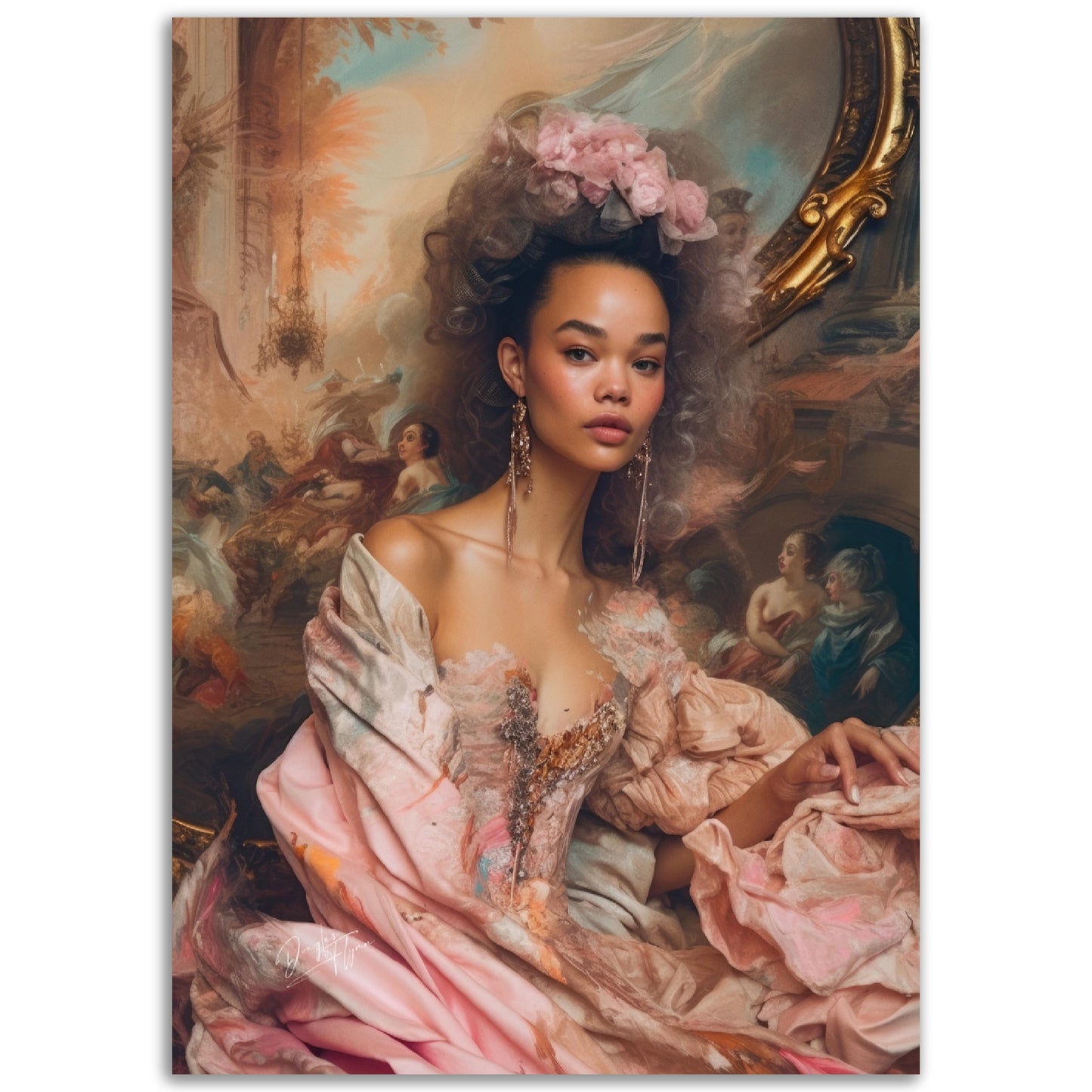 »Playful Rococo Masquerades« poster