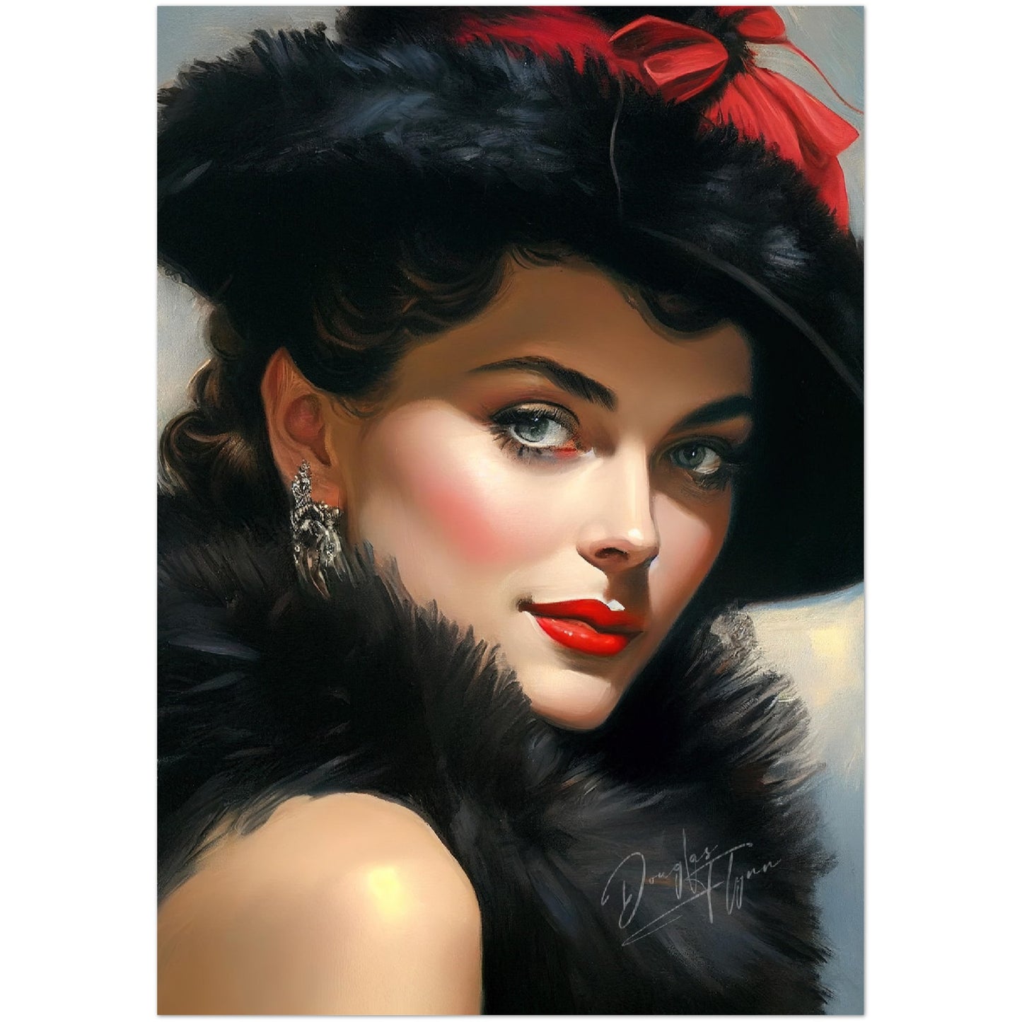 »Timeless Tessa« retro poster