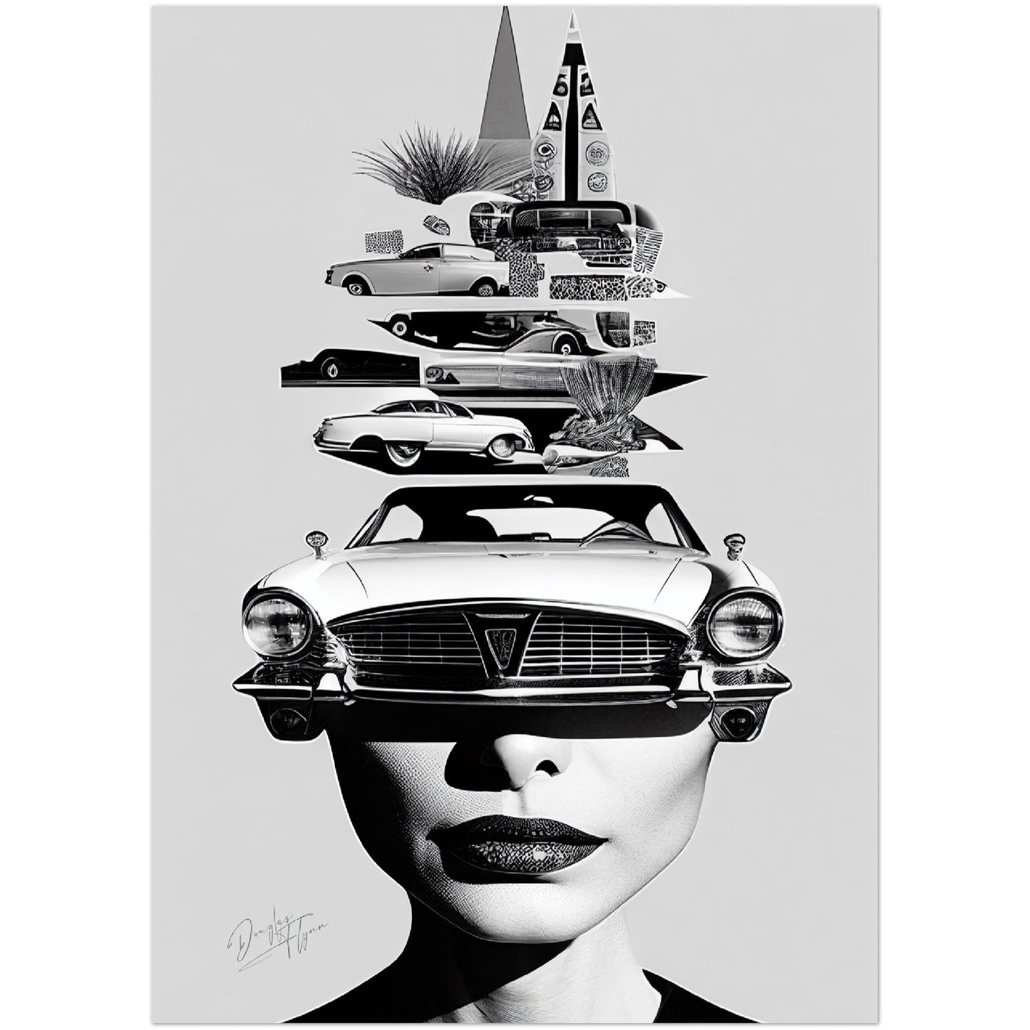 »Journey to the Other Side of the Mind« retro poster