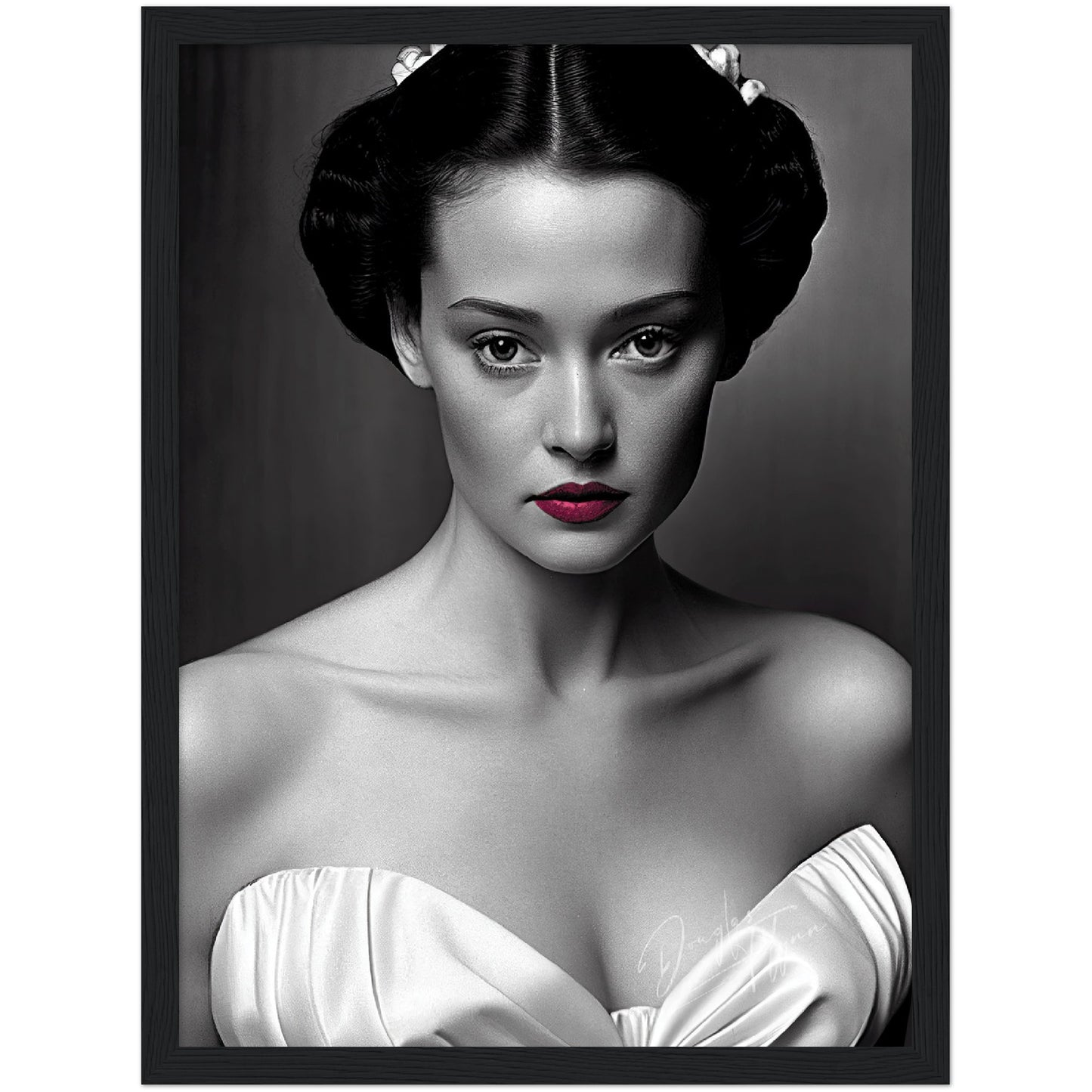 »Snowy Satin« retro poster