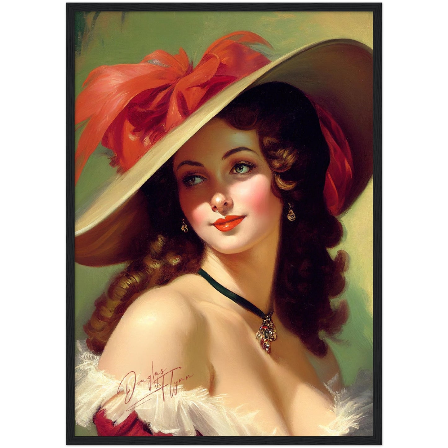 »Fabiola's Fabulous Fashion« retro poster