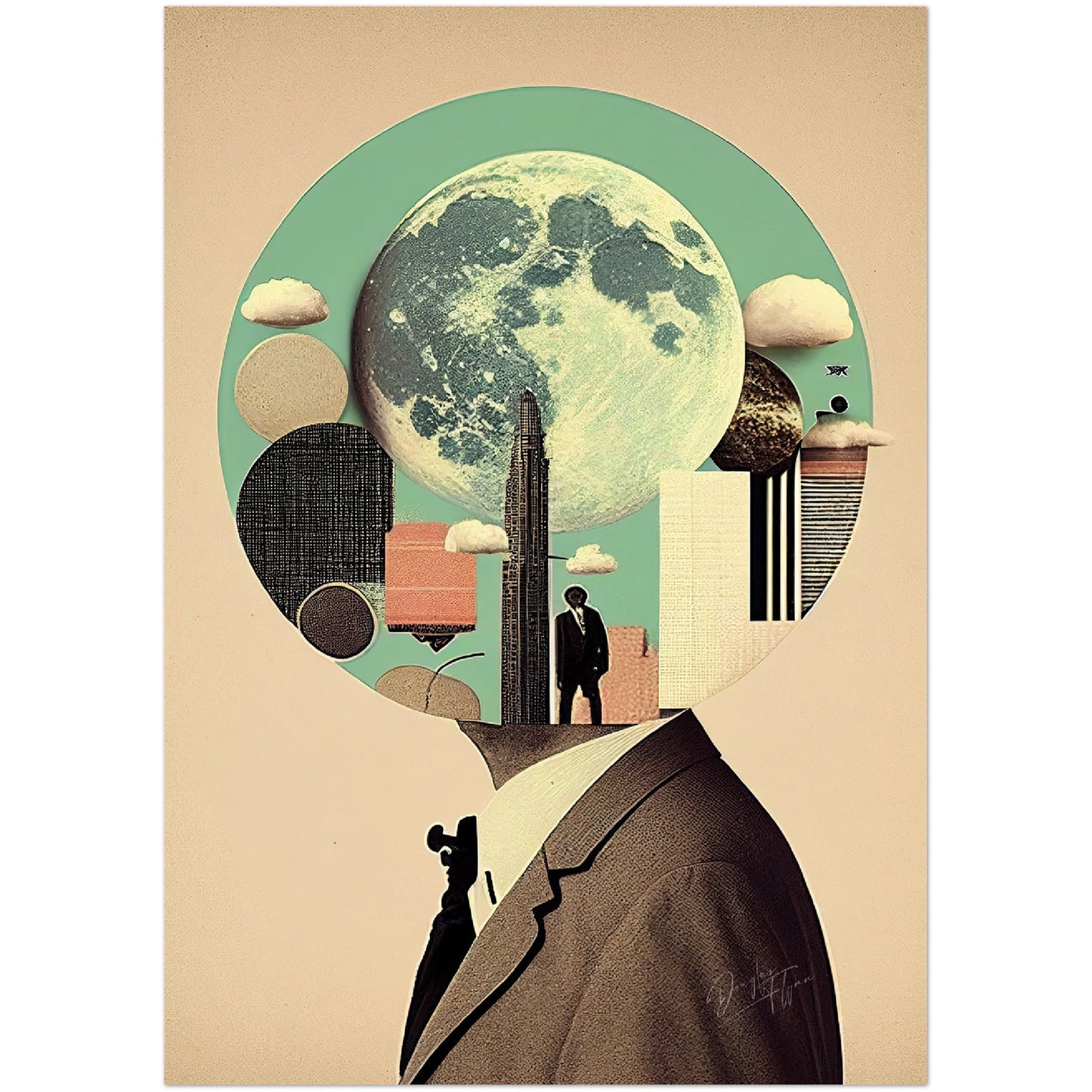 »Esoteric Garden of the Mind« retro poster