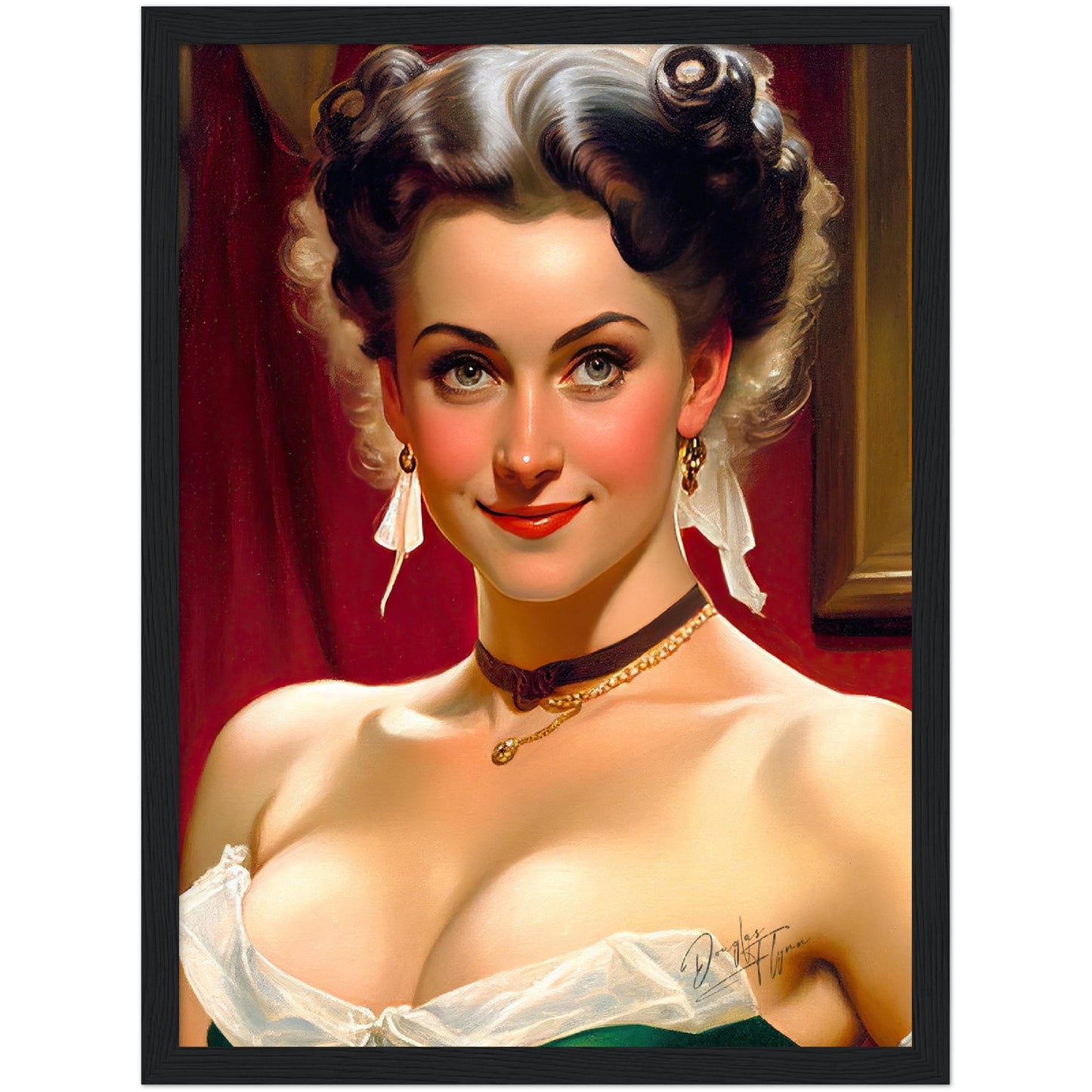 »Pearl Paradise« retro poster