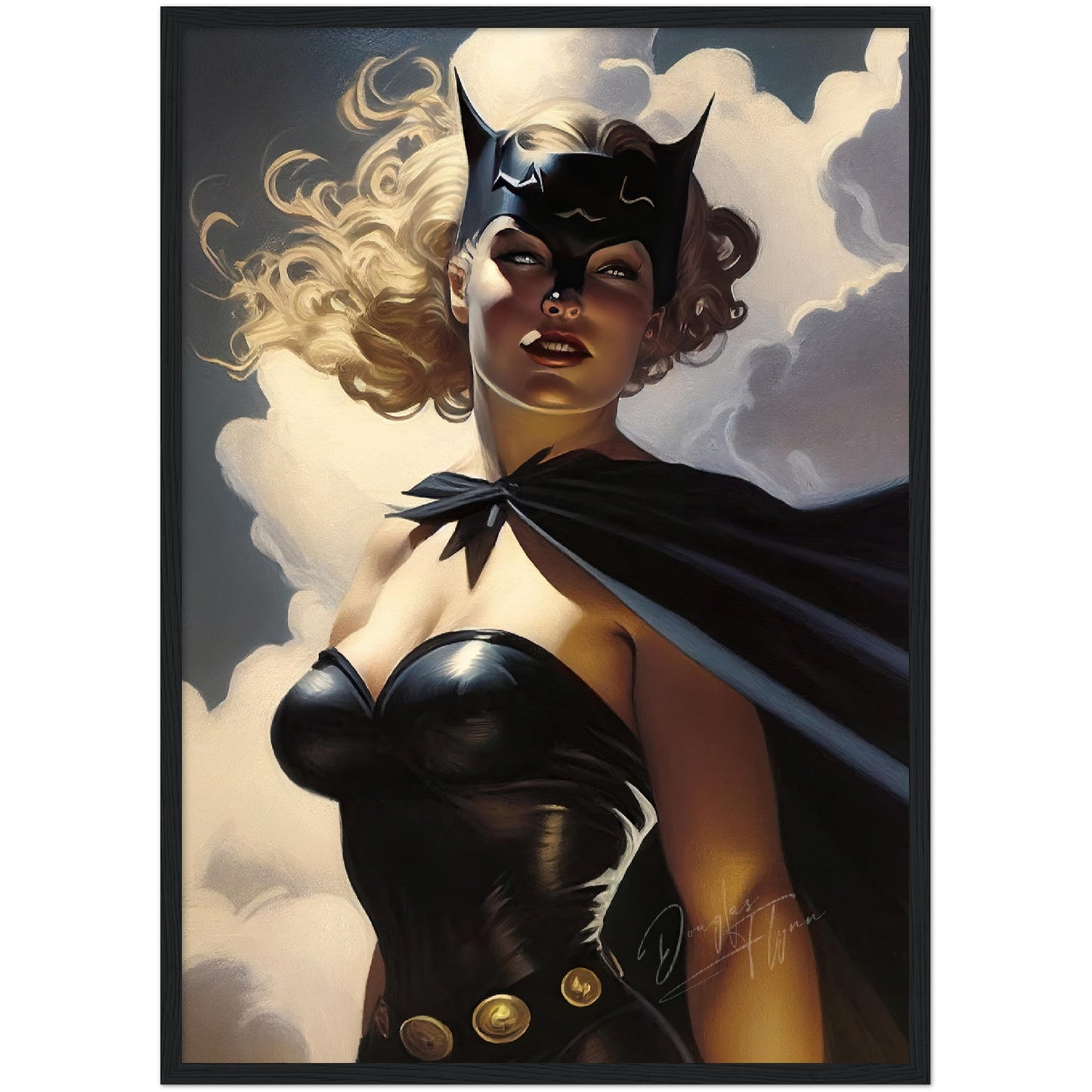 »Miss Mystery« retro poster