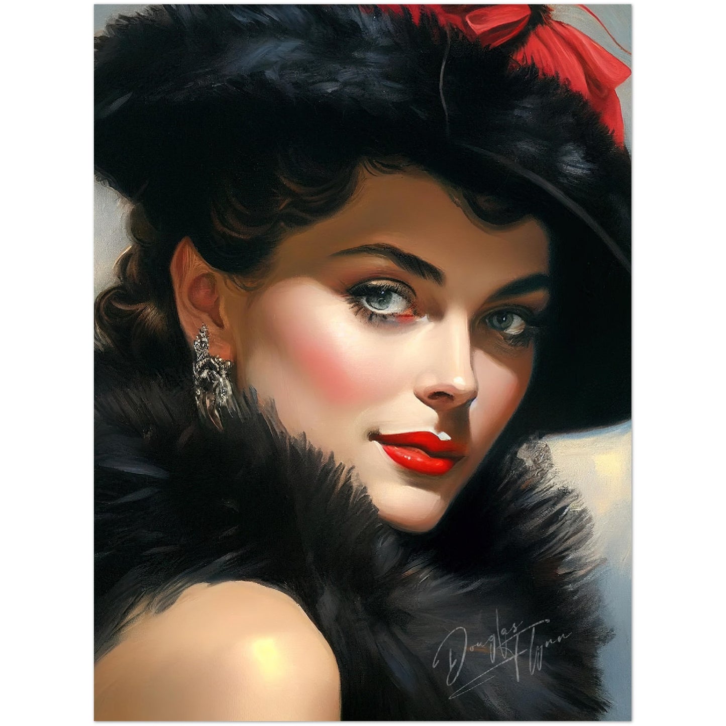 »Timeless Tessa« retro poster