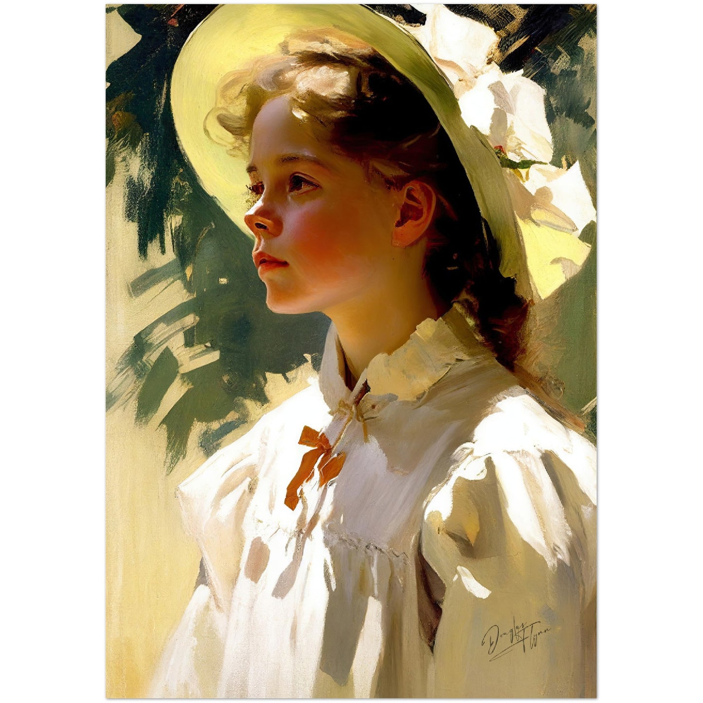 »Lily, a Study« retro poster