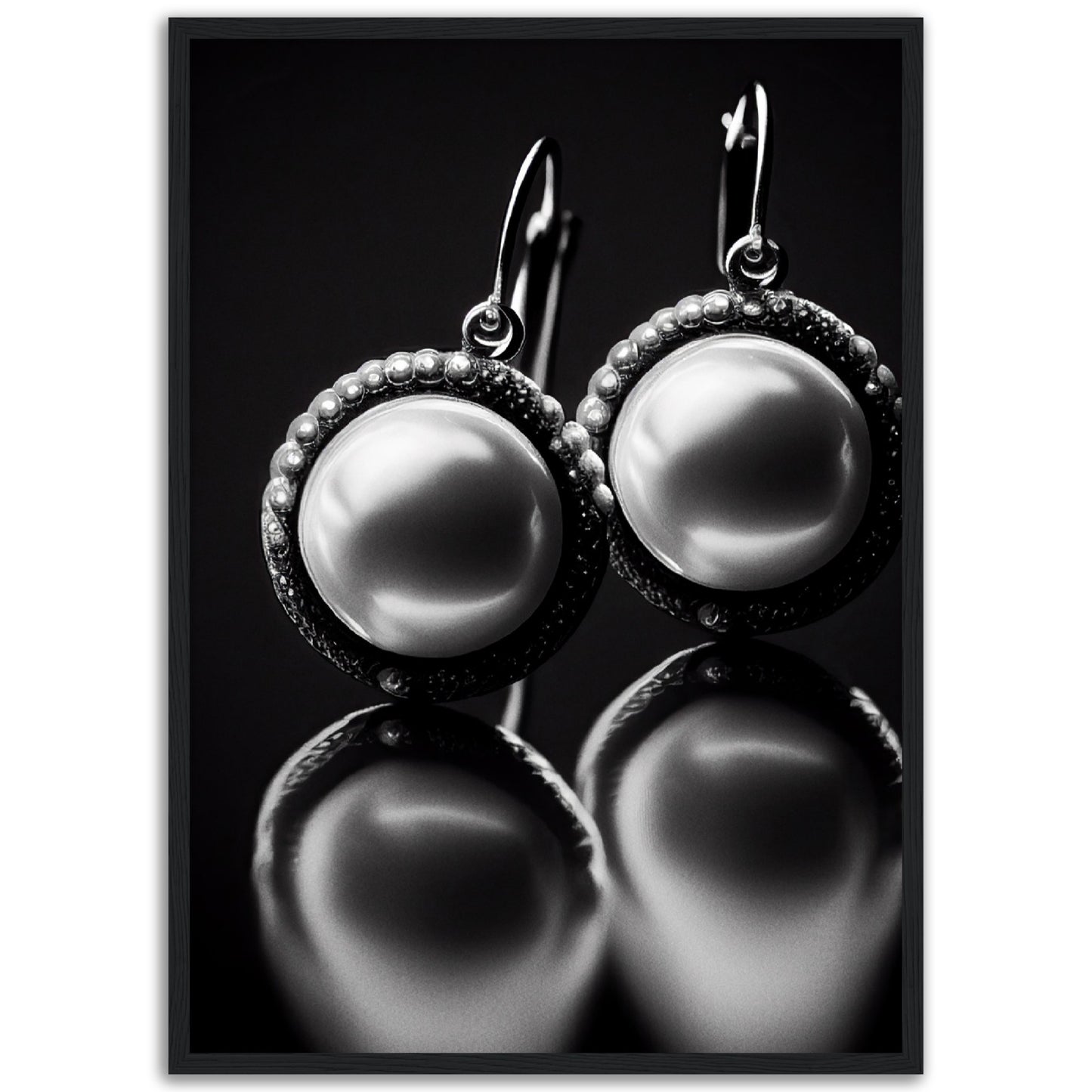 »Texture and Pearls« poster