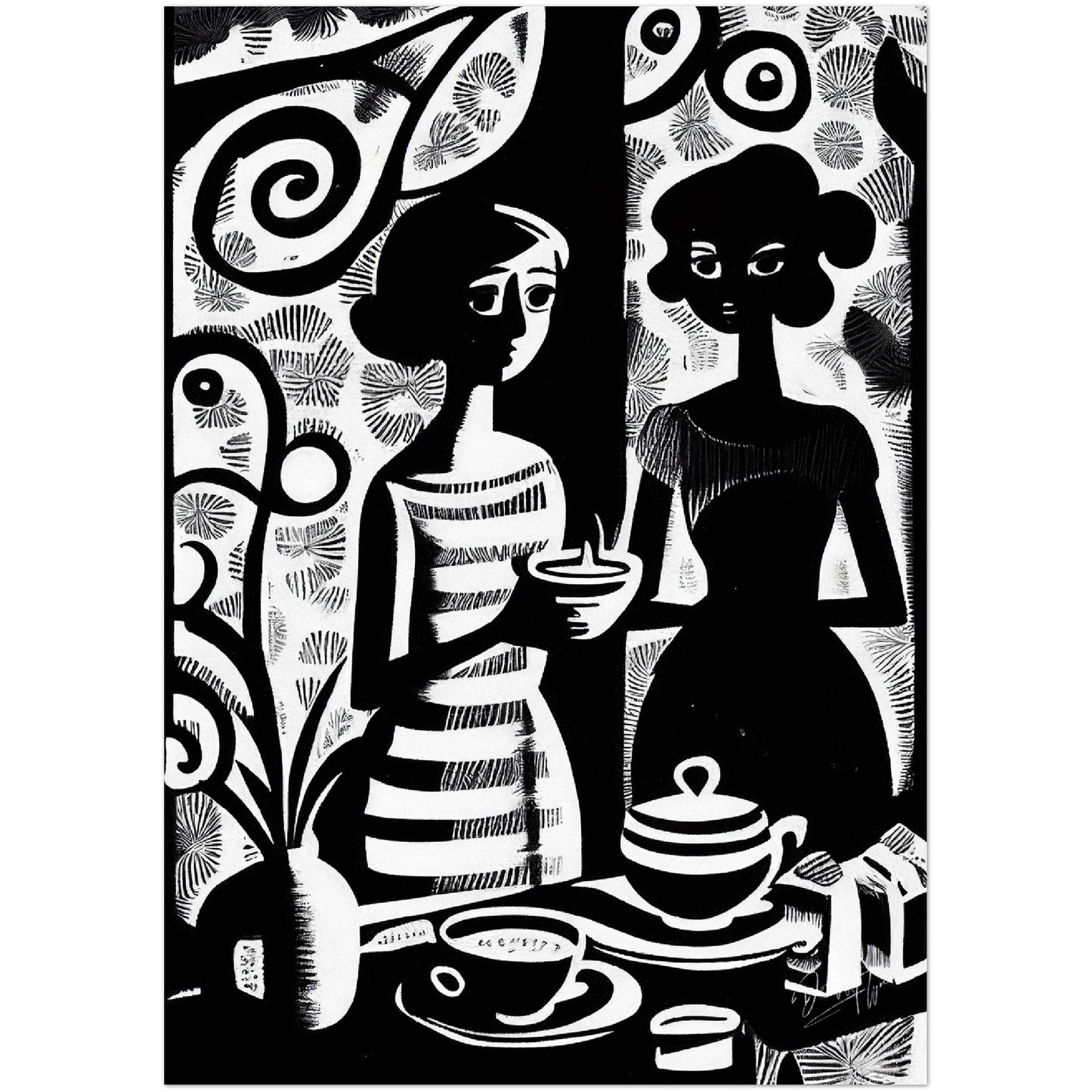 »Behind The Lyrics« retro poster