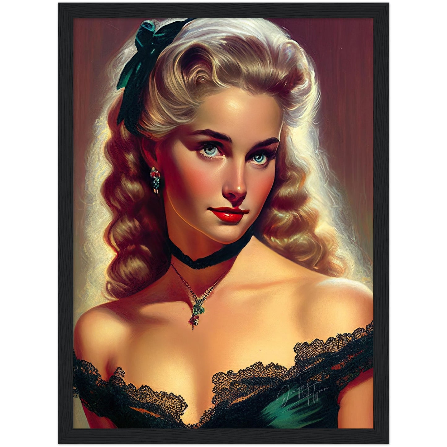 »Ruby Revelry« retro poster