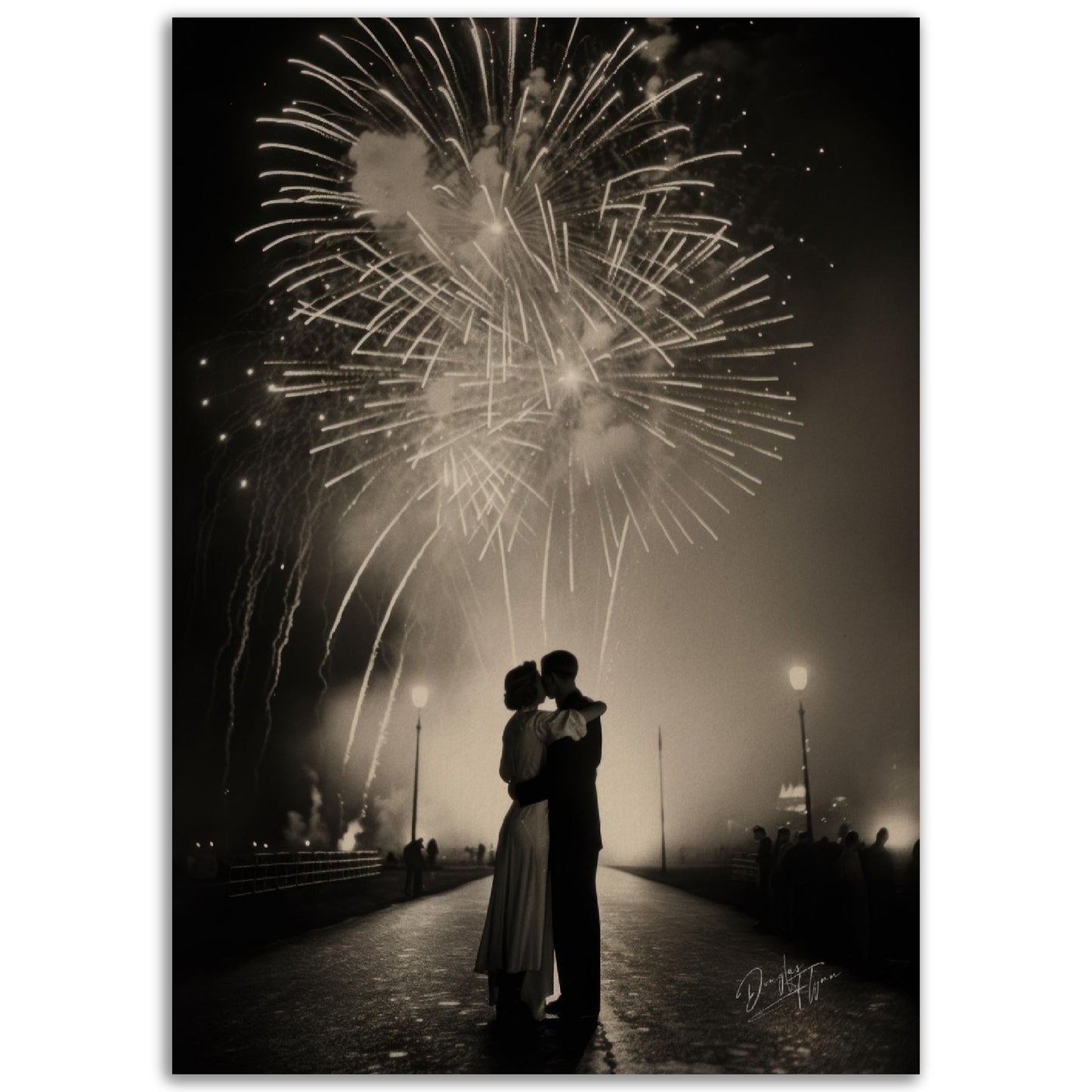 »The Kiss That Started it All« retroposter
