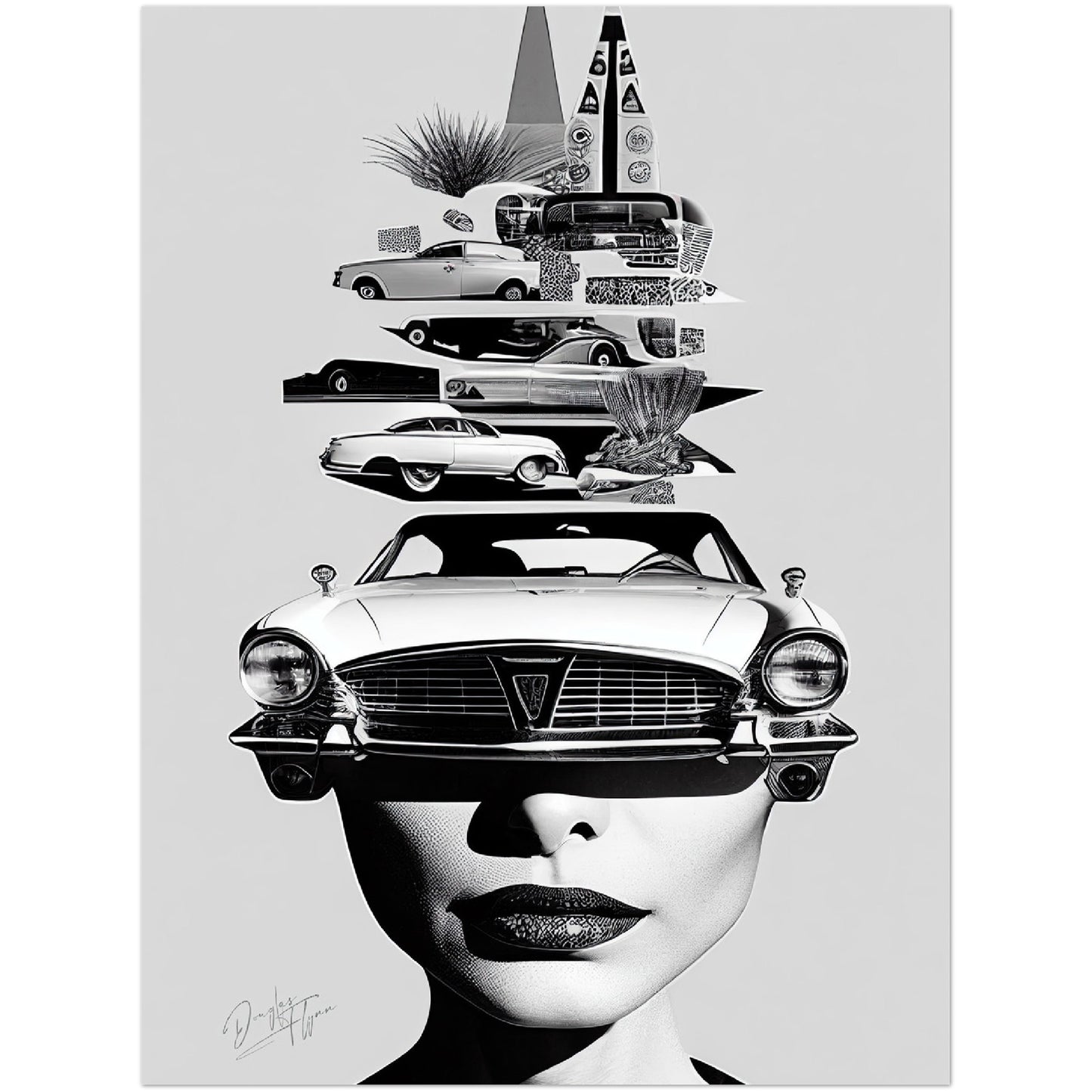 »Journey to the Other Side of the Mind« retro poster
