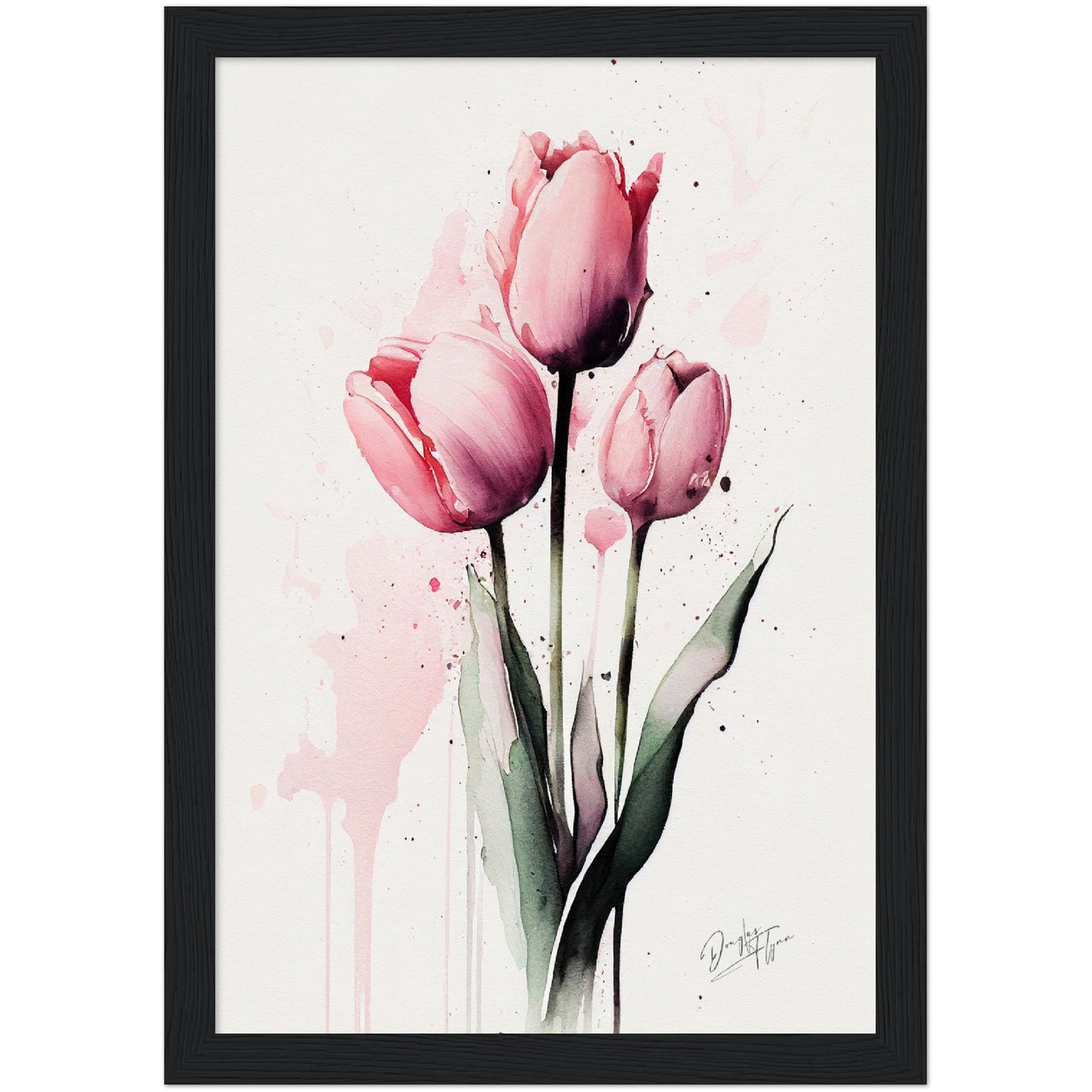 »Tulip Wanderlust« retro poster