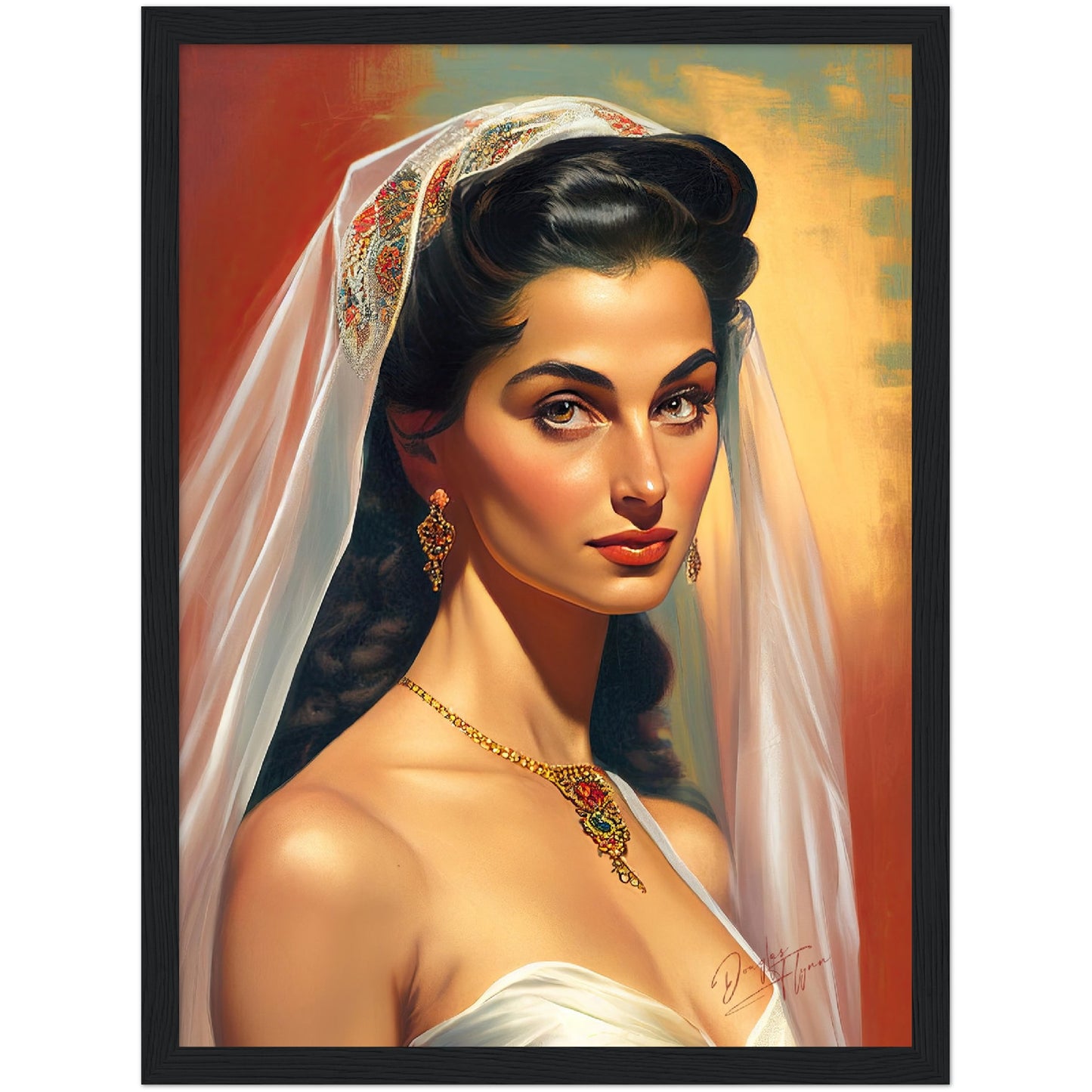 »Bridal Glamour« retro poster