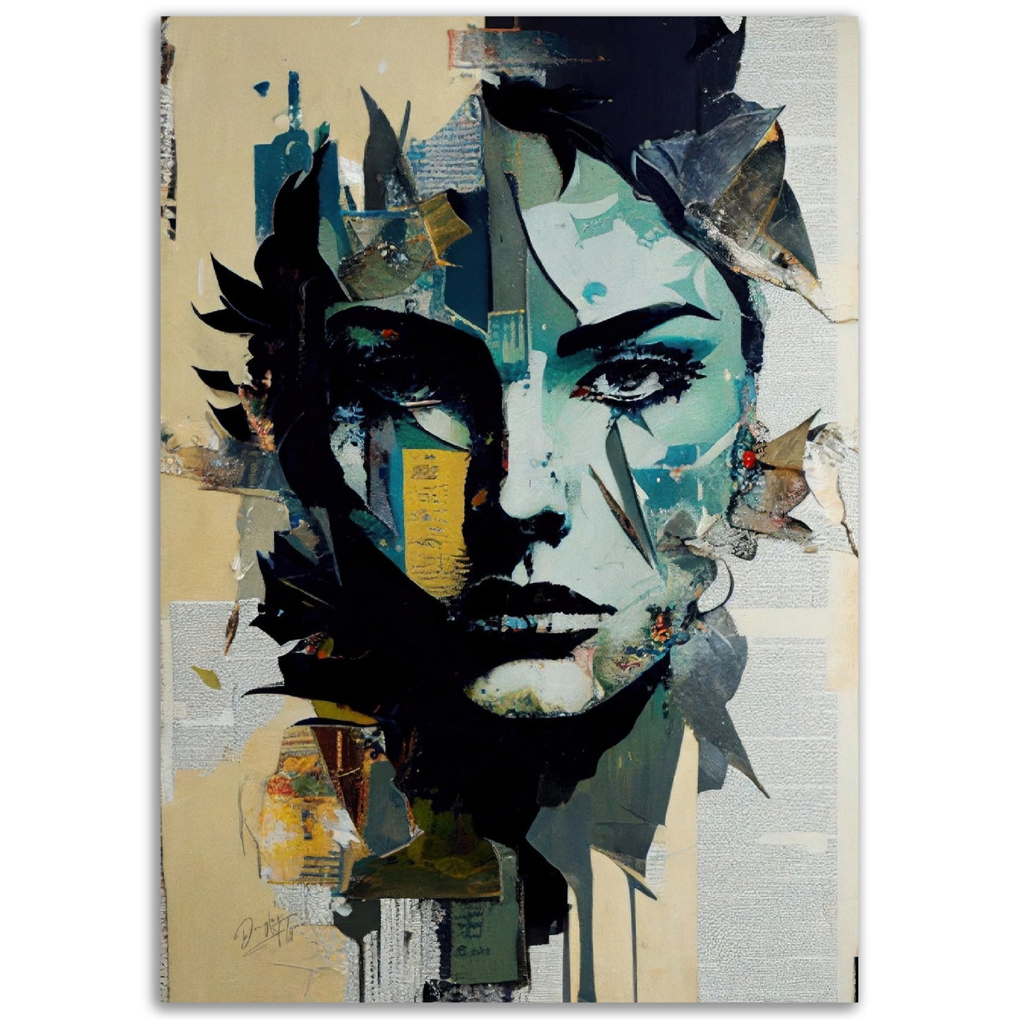»Portrait Tapestry« retroposter