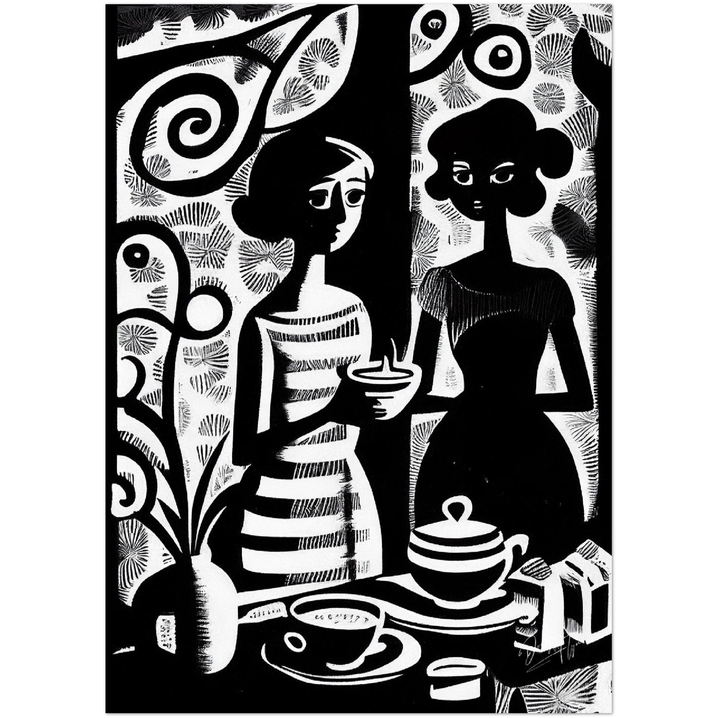 »Behind The Lyrics« retro poster