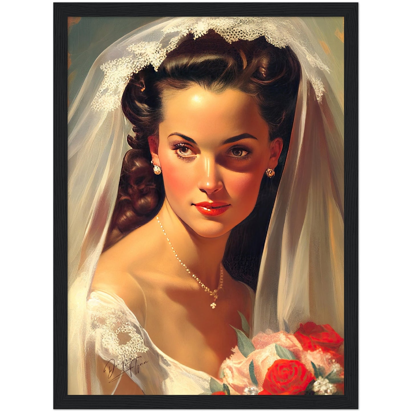 »Wedding Day Dreams« retro poster