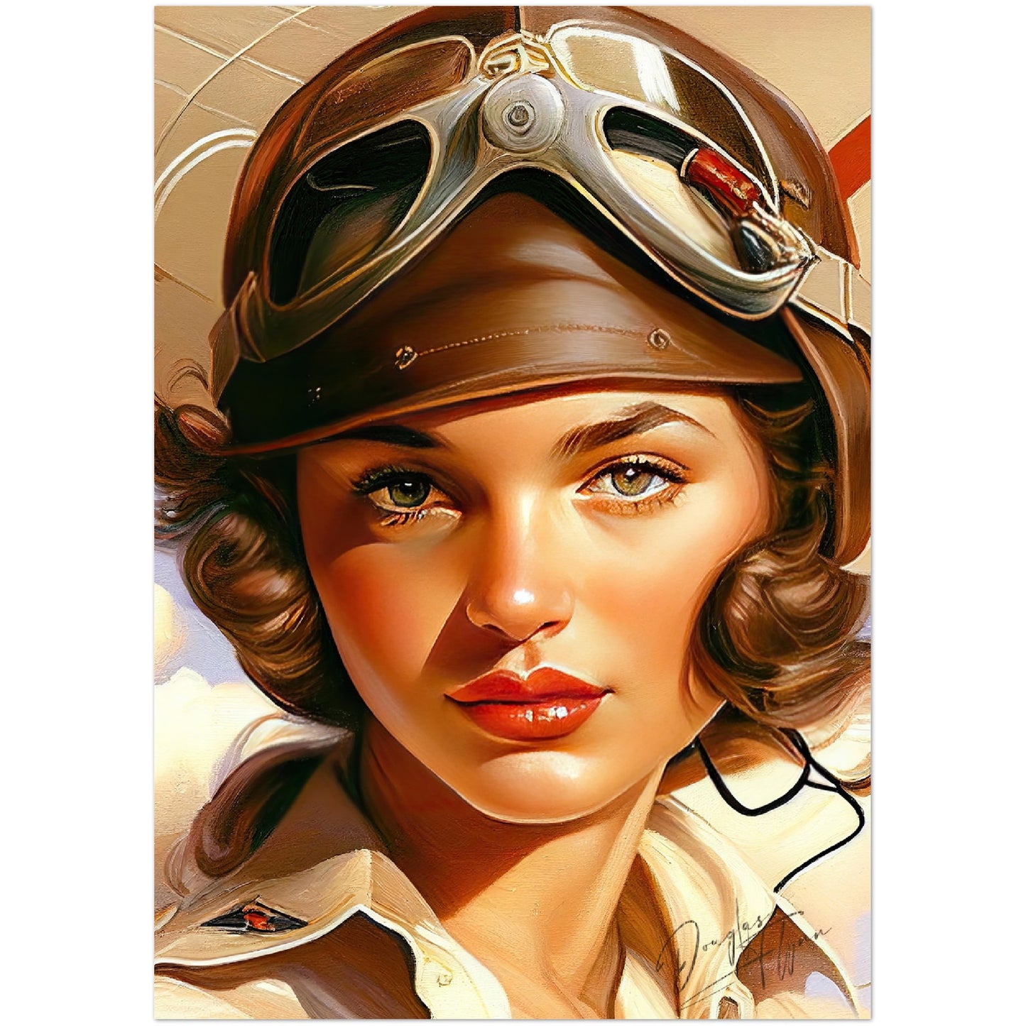 »Keeping My Gear Down For You retro poster