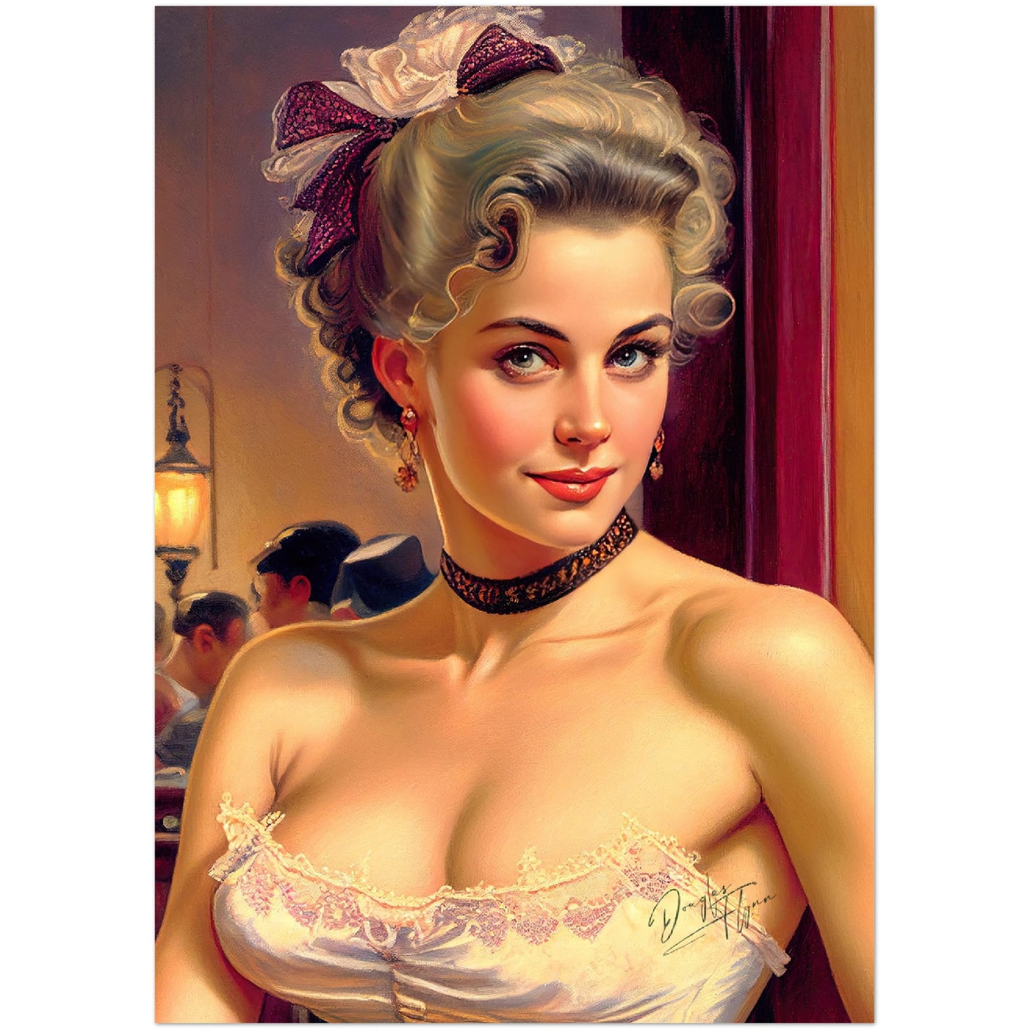 »Ruby Rendezvous« retro poster